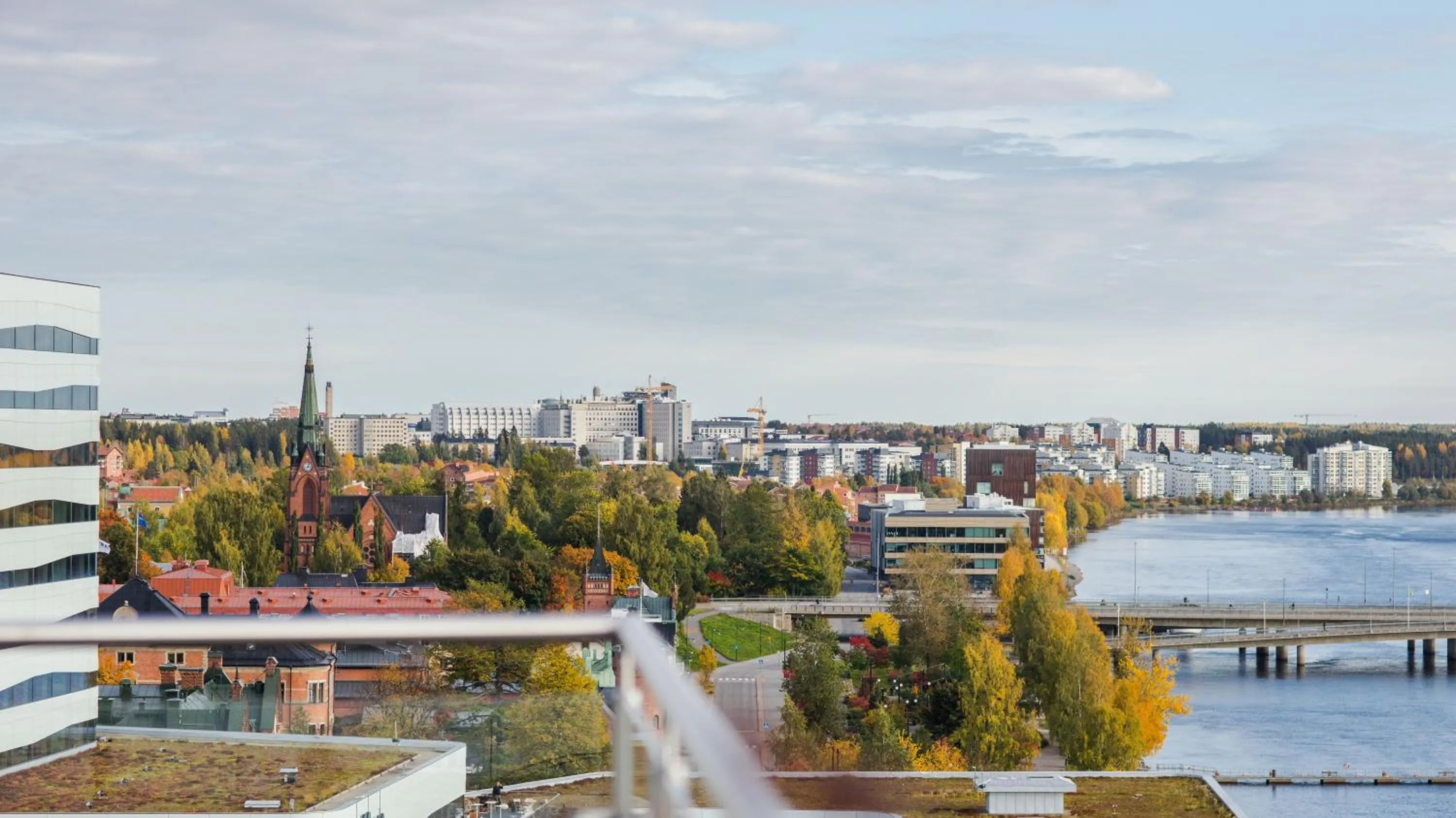 River view in Clarion Hotel Umeå