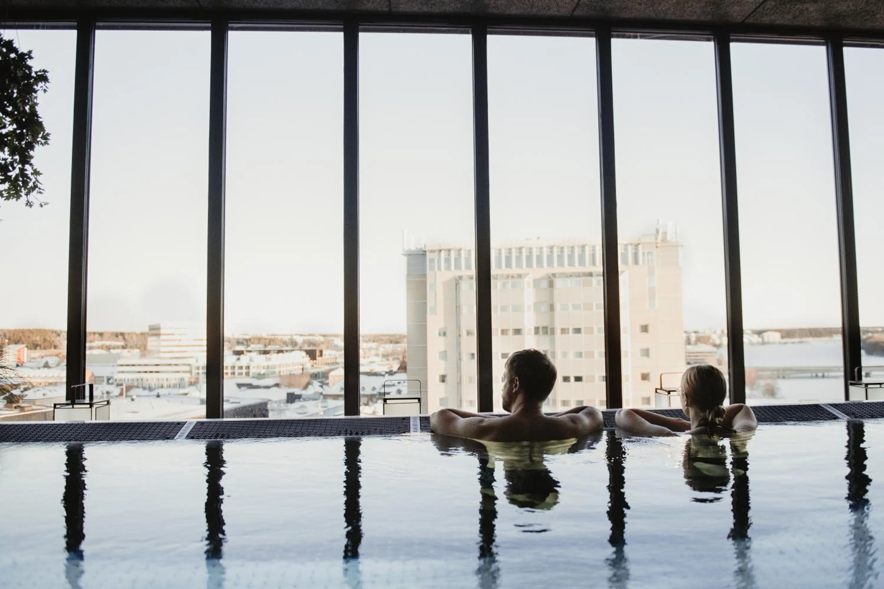 Swimming pool in Clarion Hotel Umeå