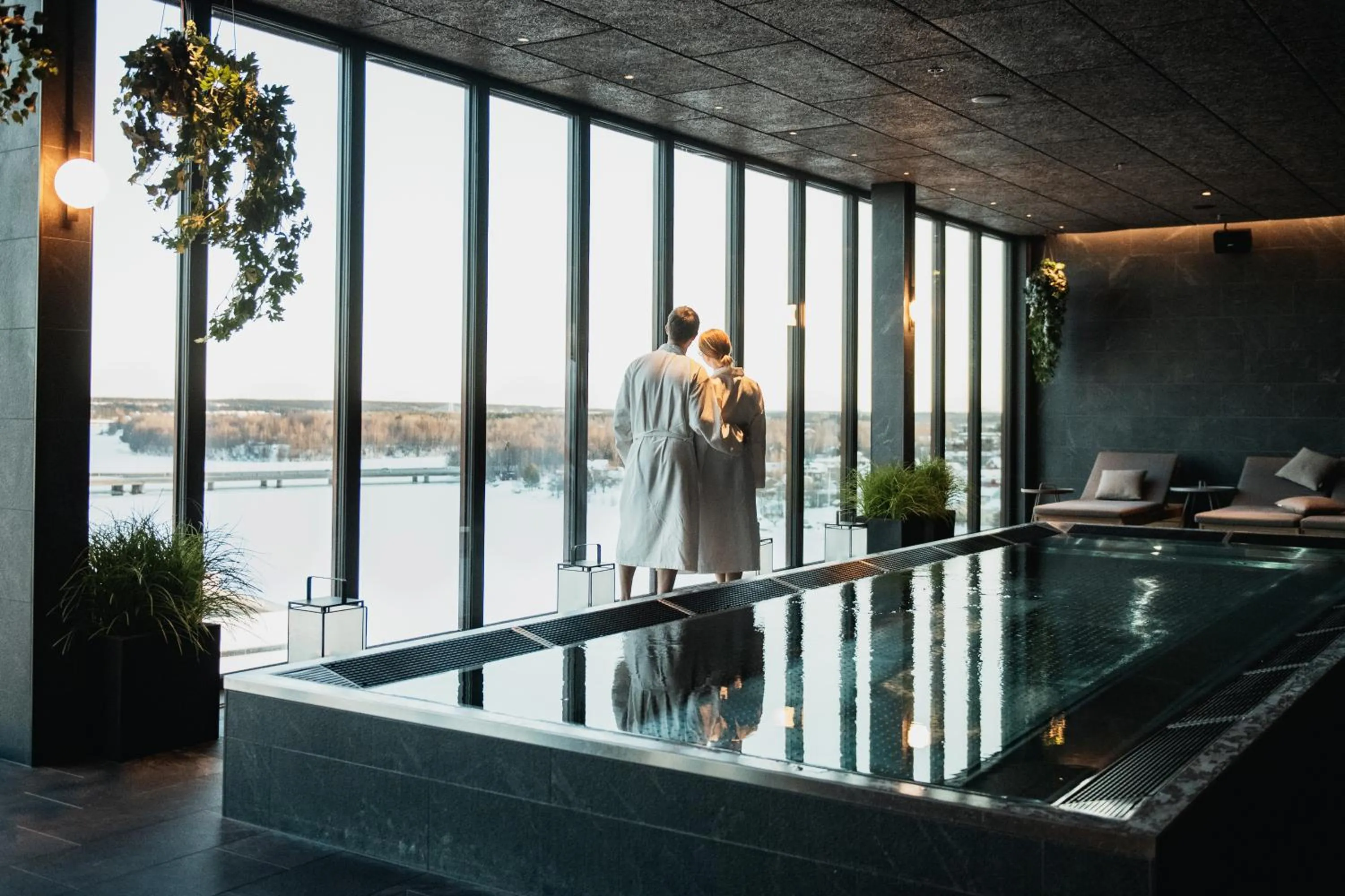 Swimming pool in Clarion Hotel Umeå