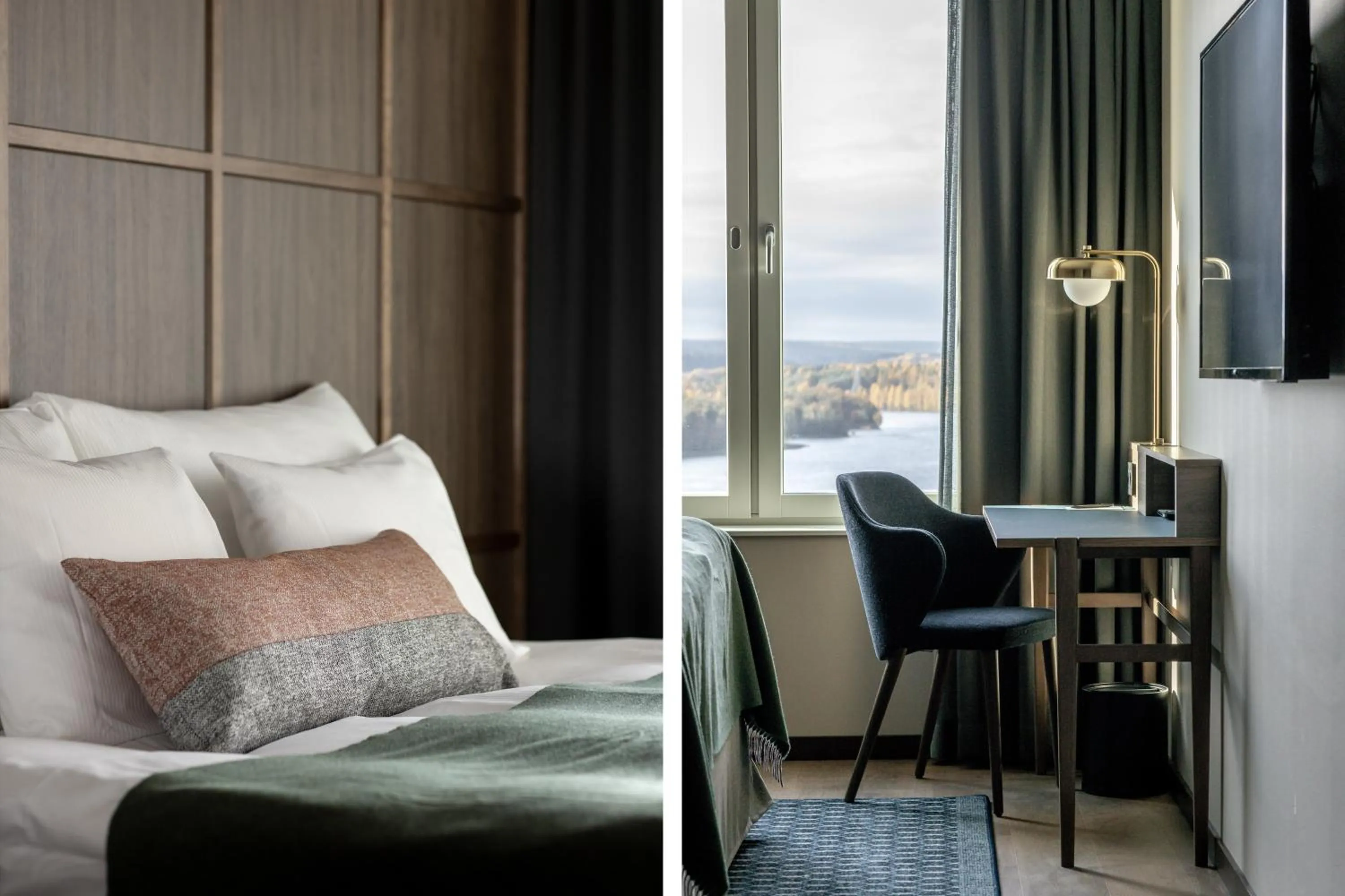 Bed in Clarion Hotel Umeå