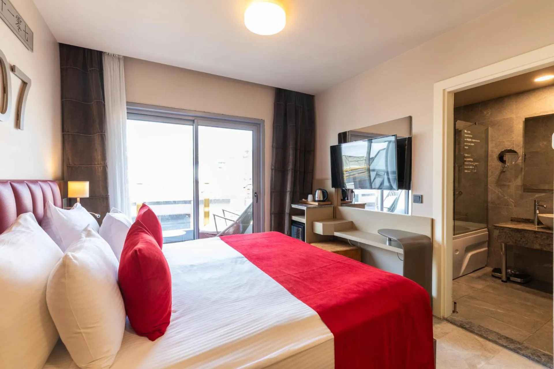 Photo of the whole room, Bed in Ramada By Wyndham Istanbul Pera Taksim