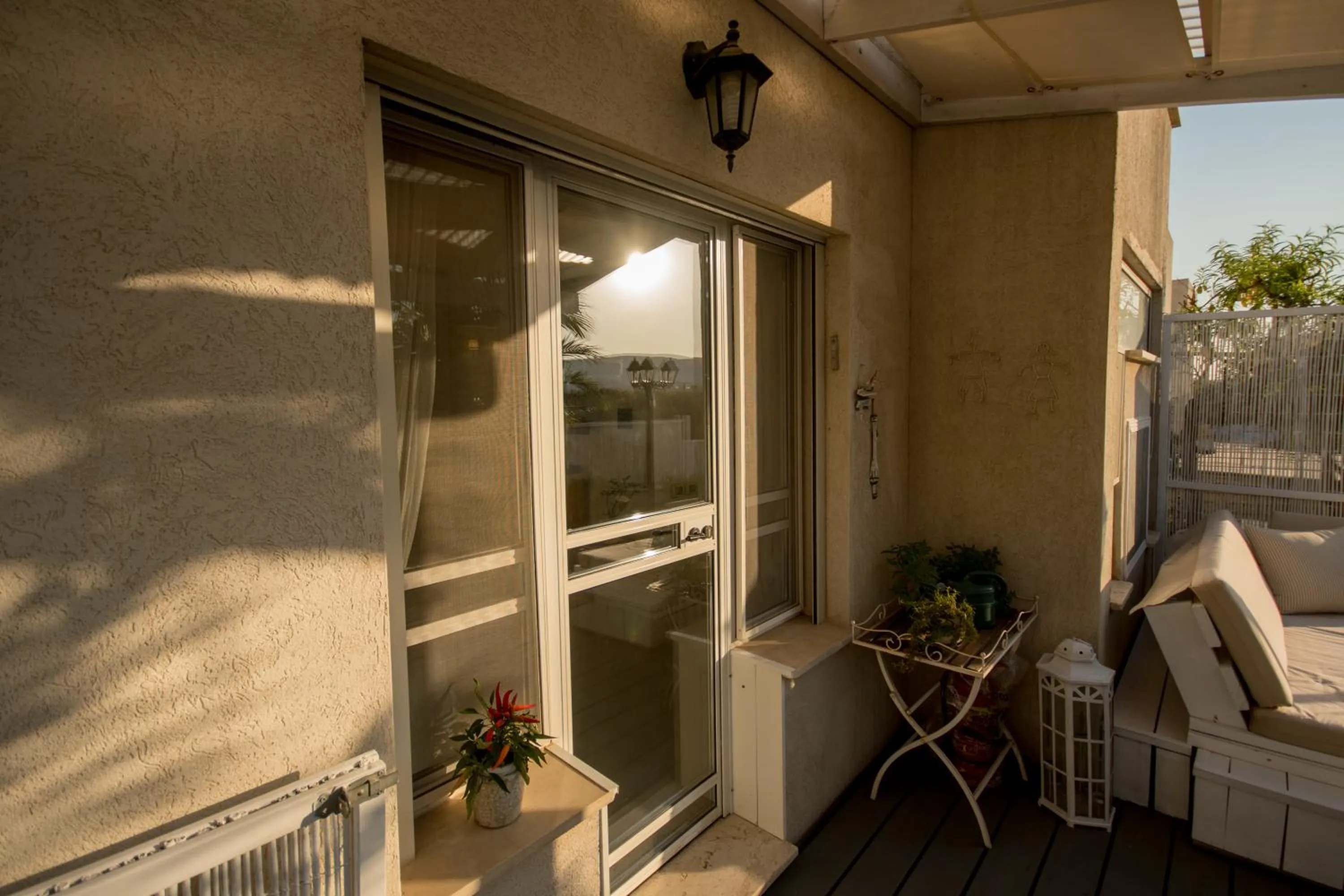 Inner courtyard view in Piazza Del Sol