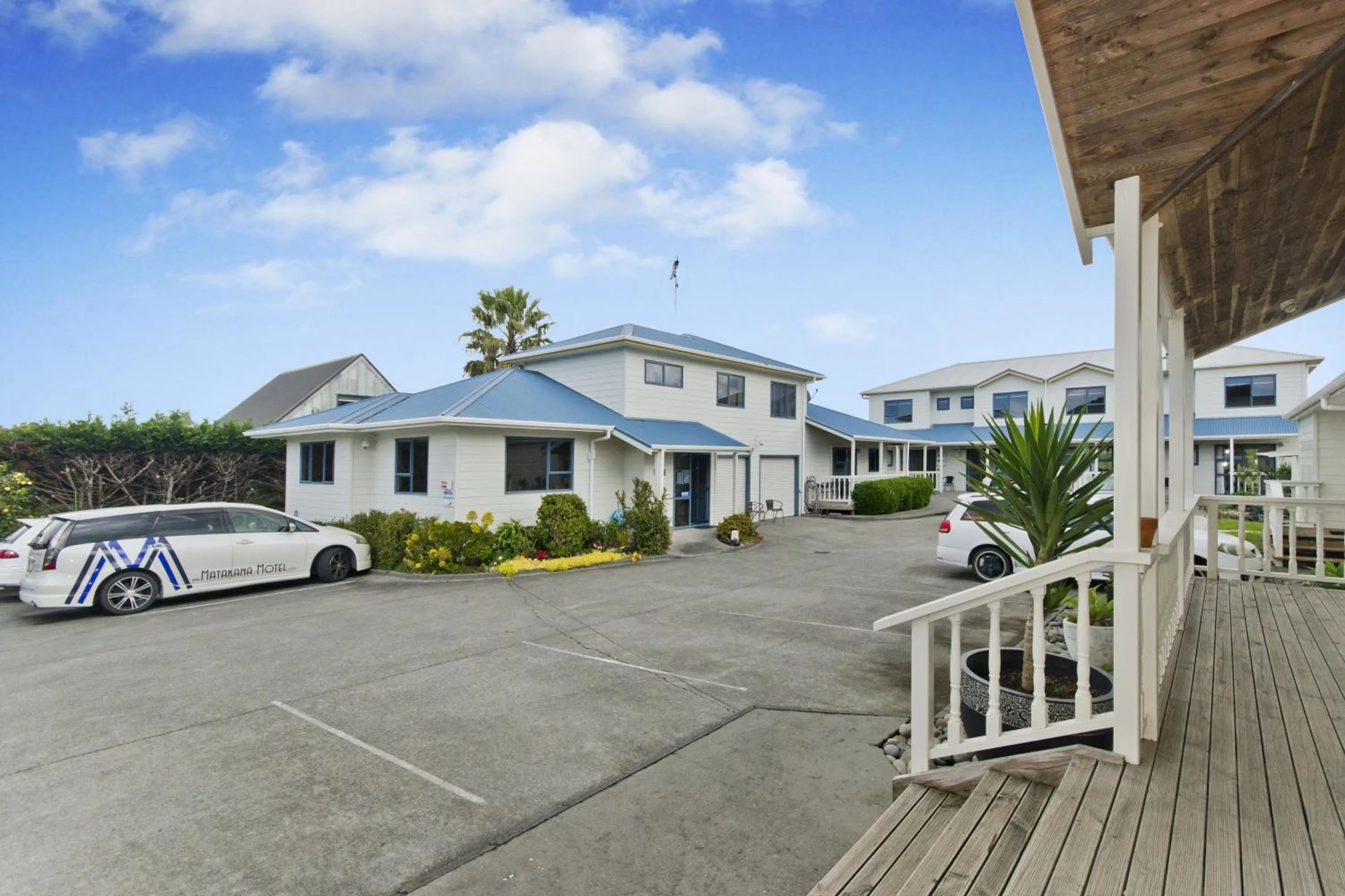 Facade/entrance in Matakana Motel