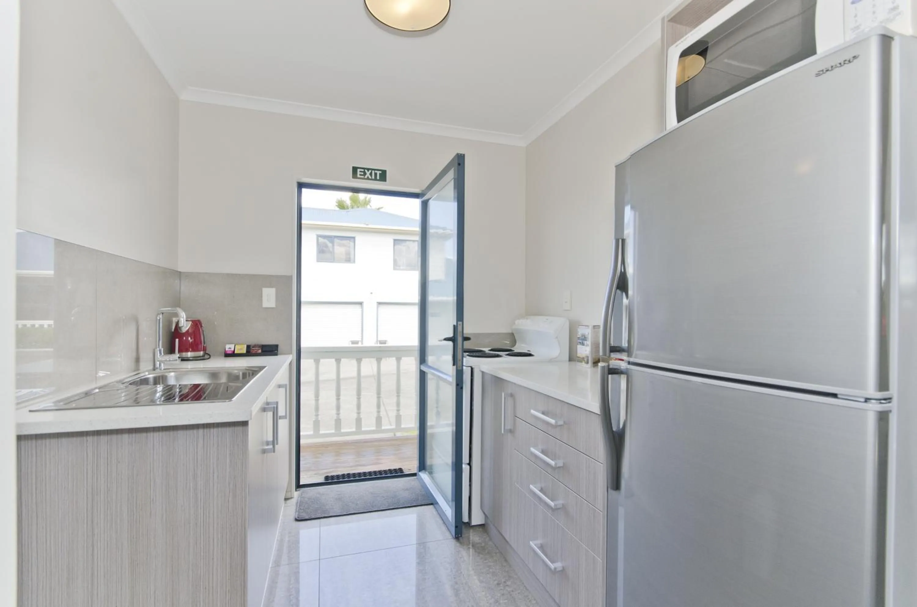Living room in Matakana Motel