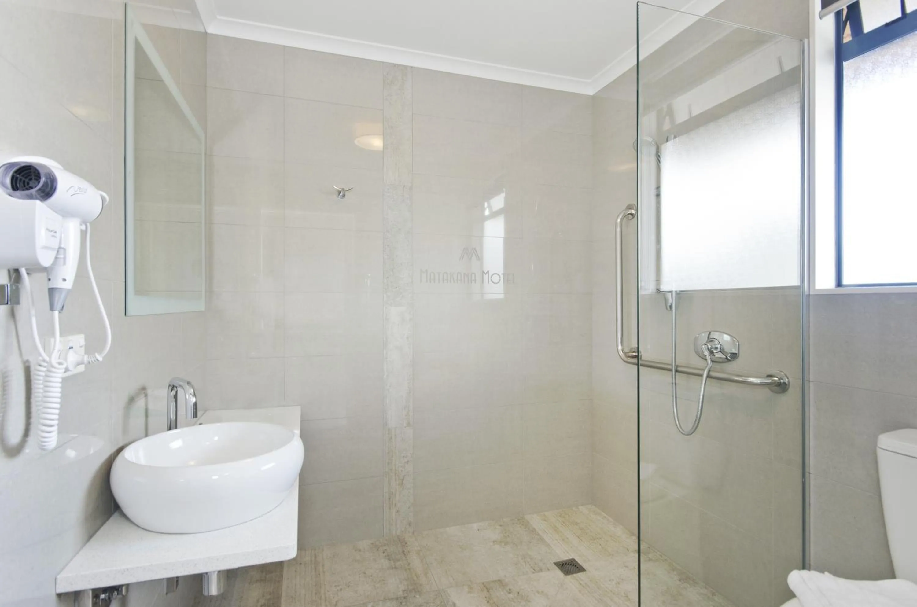 Bathroom in Matakana Motel