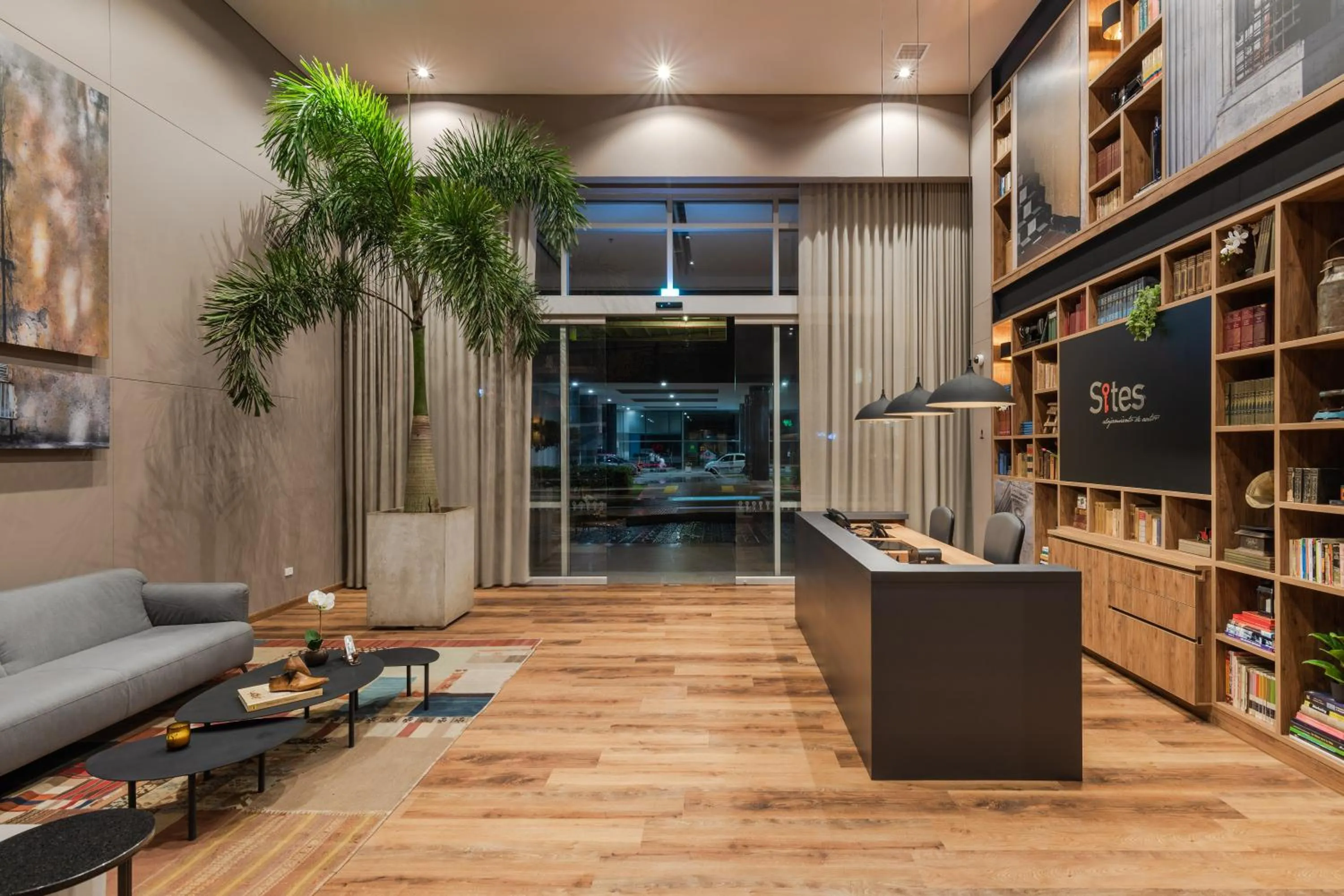 Lobby or reception in Hotel Sites Barranquilla