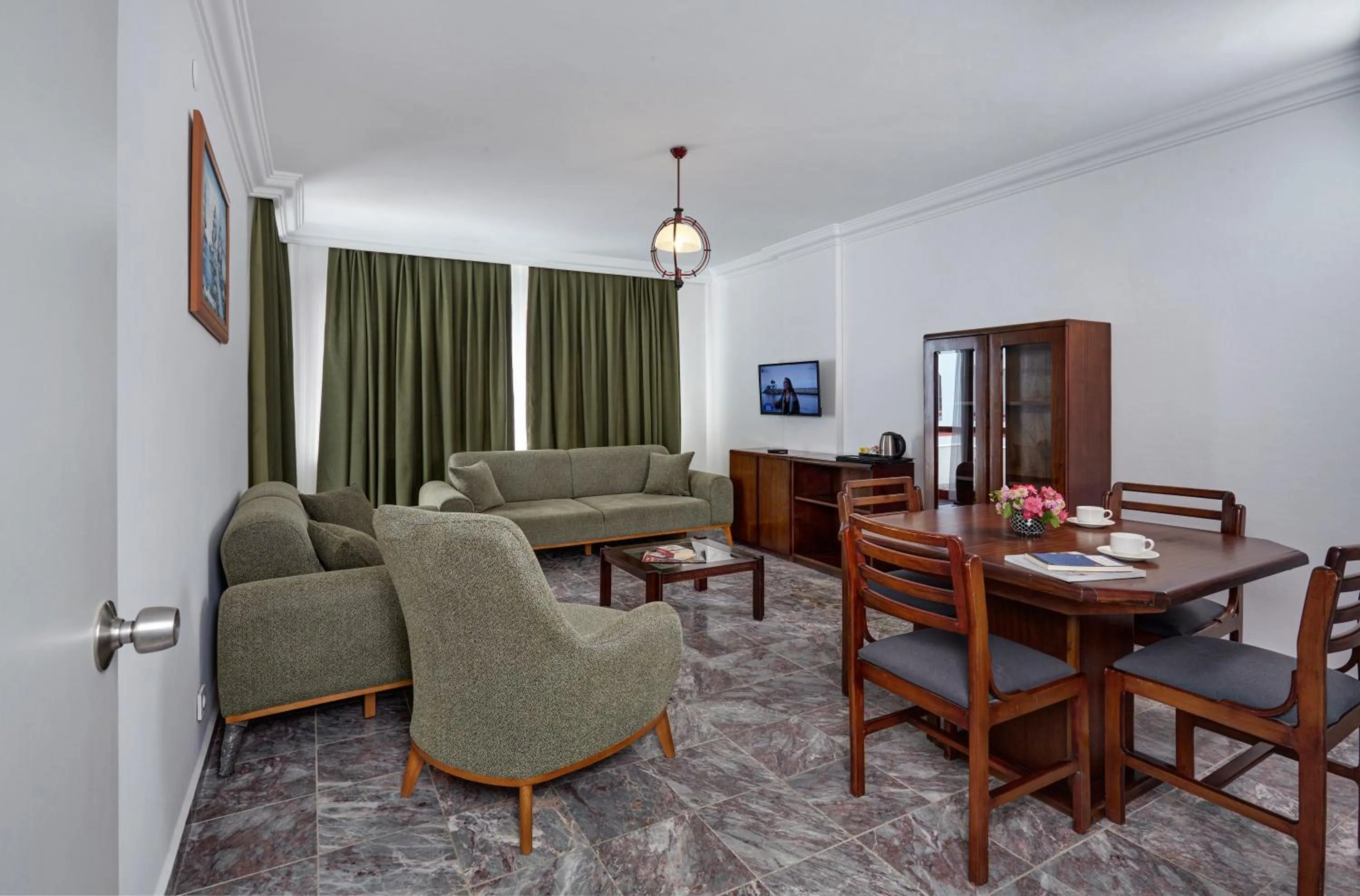 Living room in Hotel Billurcu