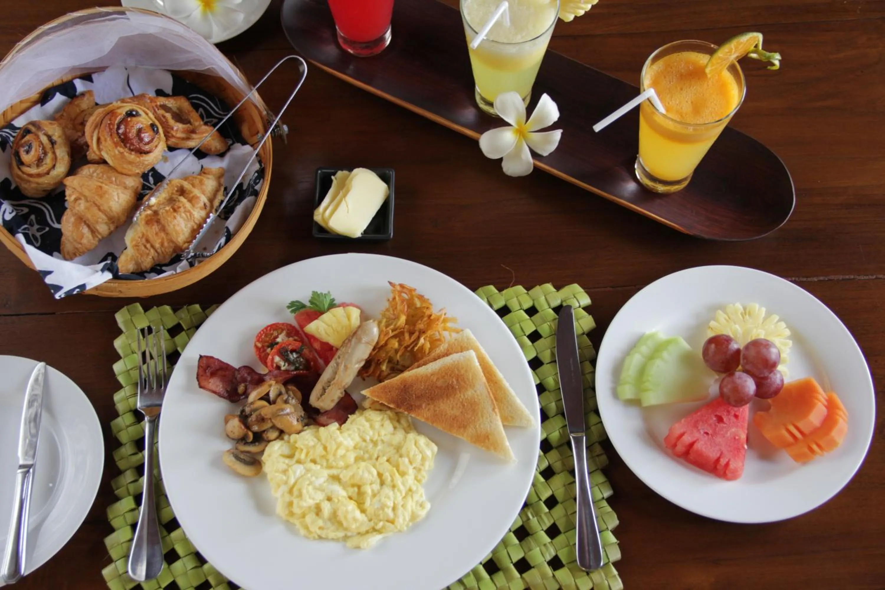 American breakfast in Jeeva Saba Bali