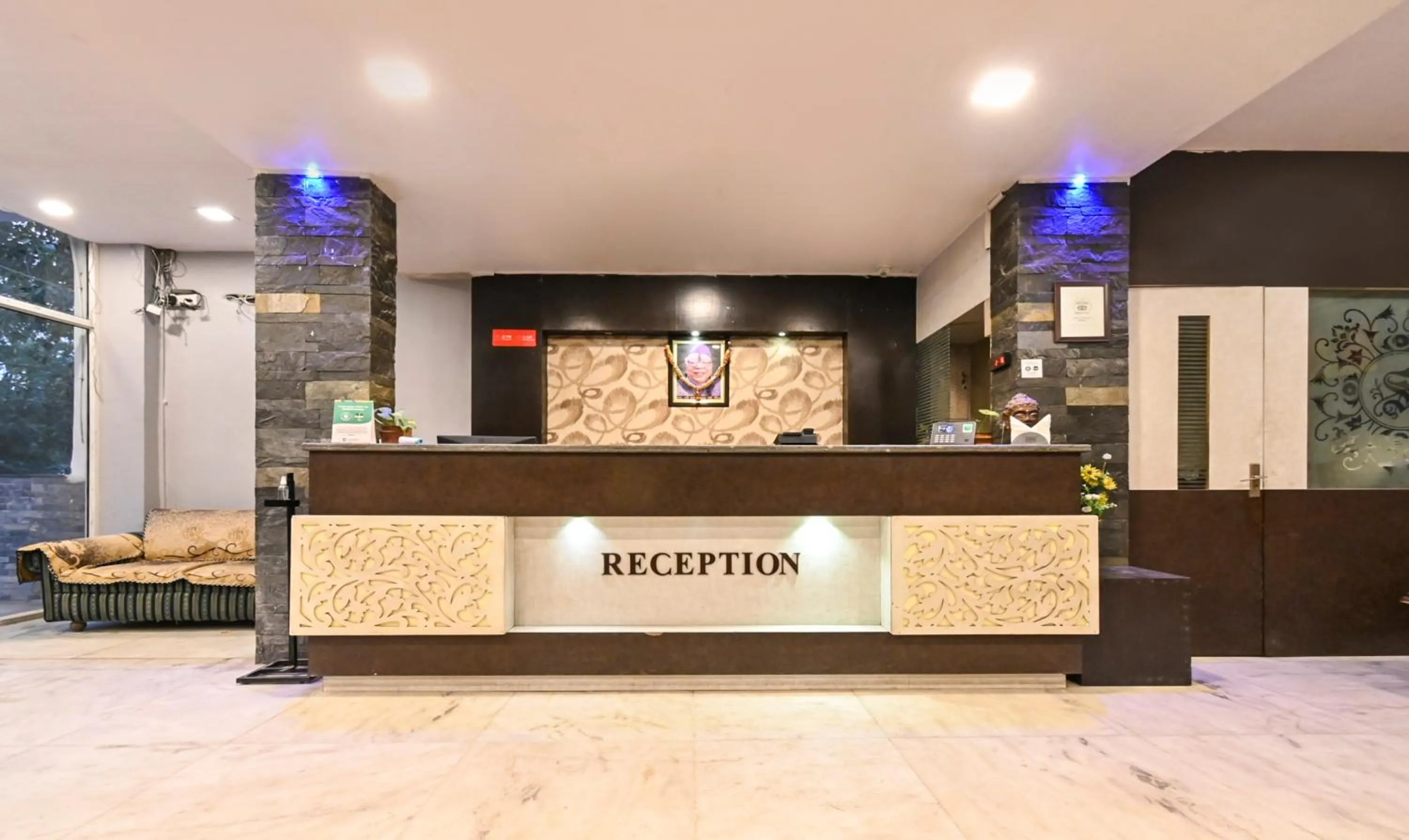 Lobby or reception in Treebo Siddharth