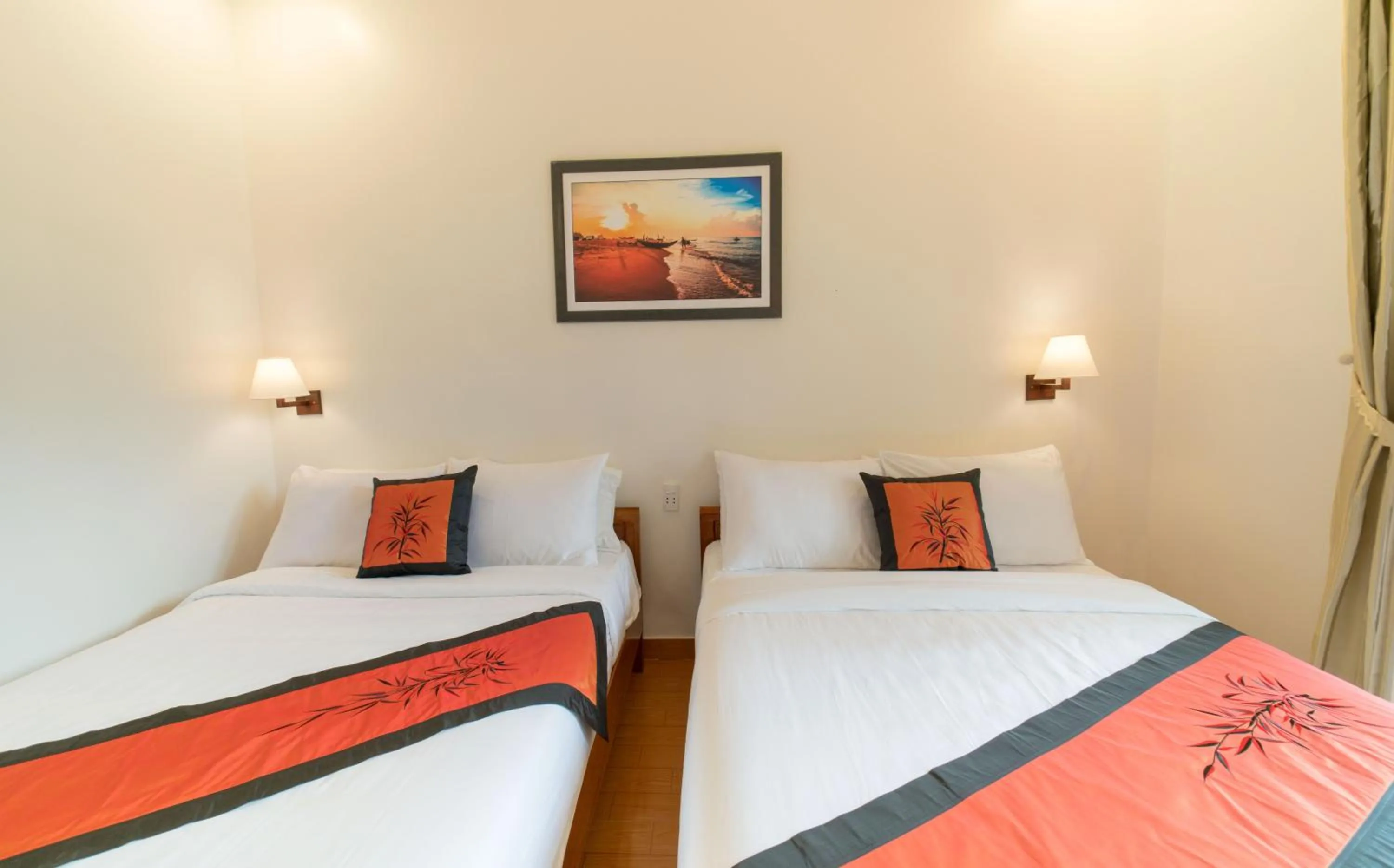 Bed in Lakeview Villa Homestay