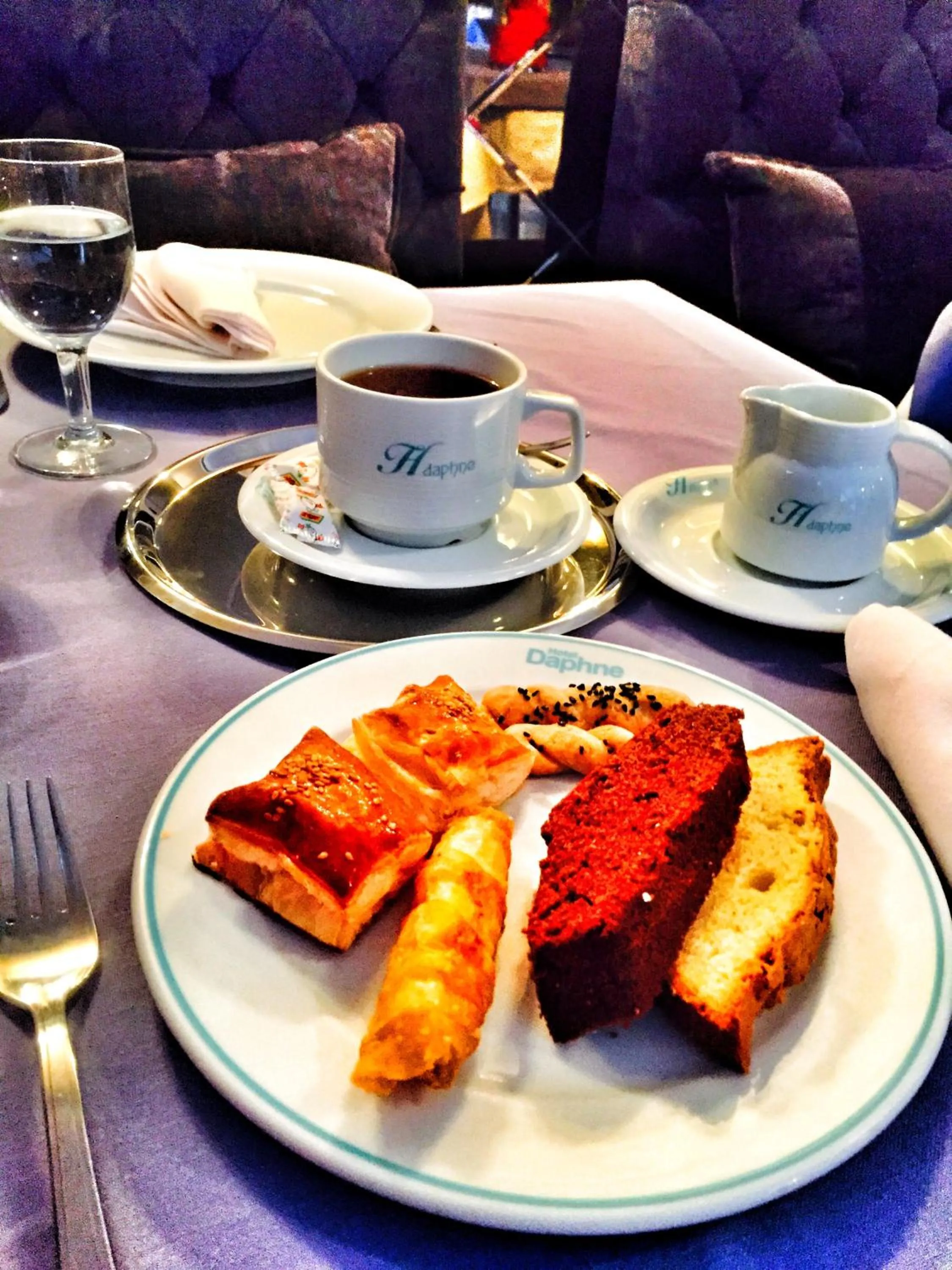 Kitchen or kitchenette in Hotel Daphne