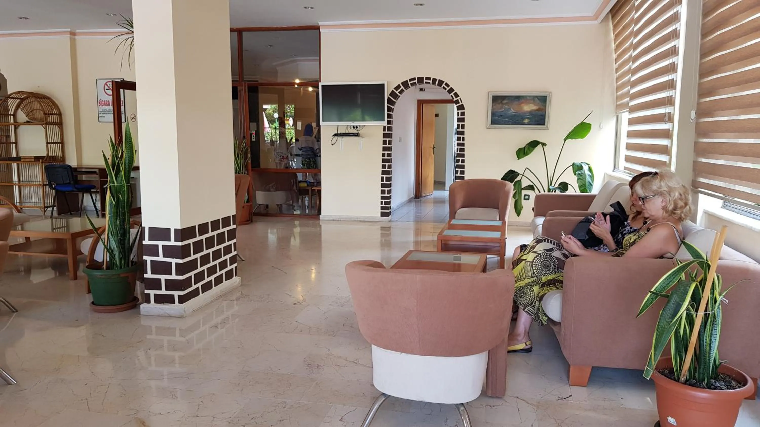 Lobby or reception in Miray Hotel Kleopatra