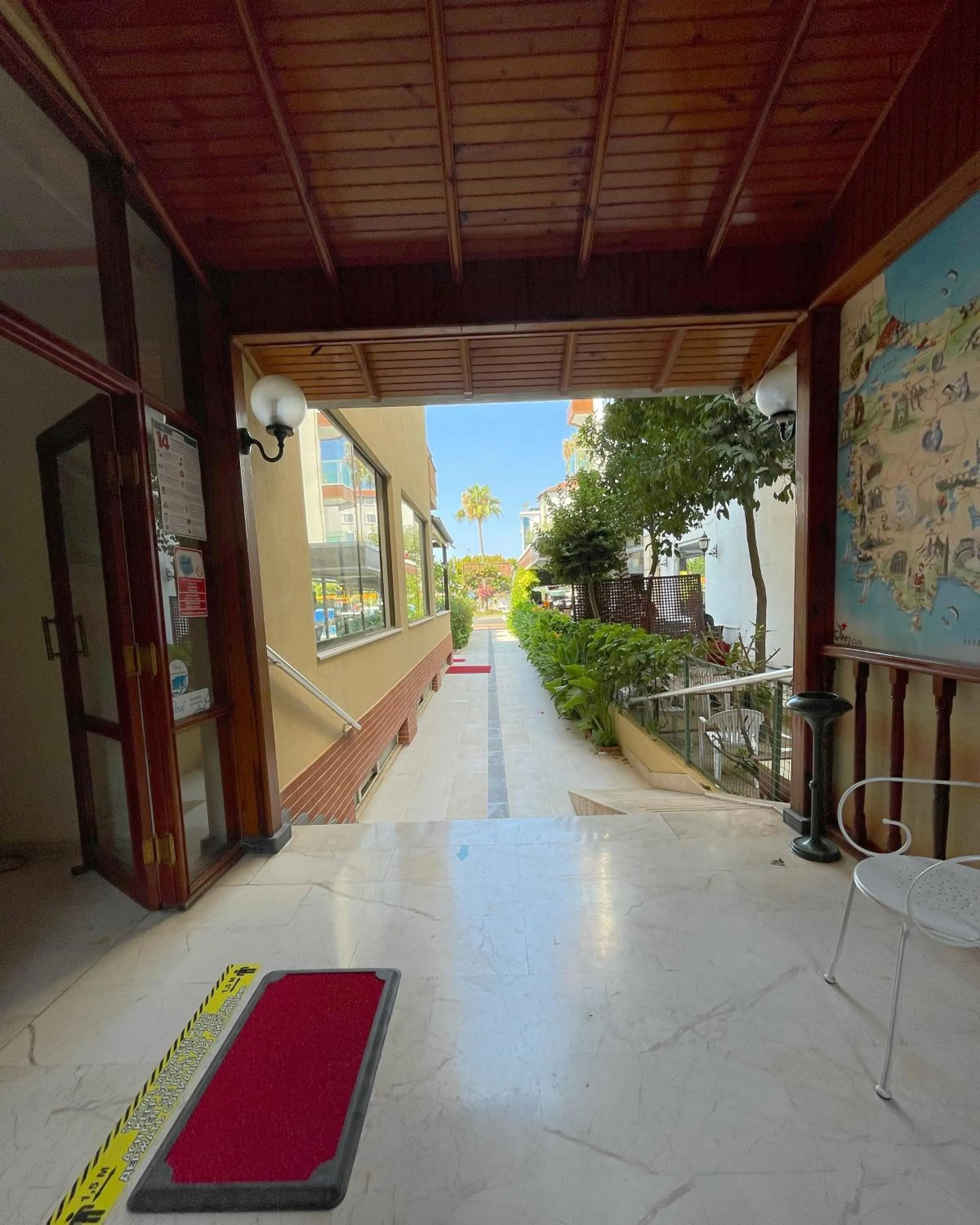 Facade/entrance in Miray Hotel Kleopatra