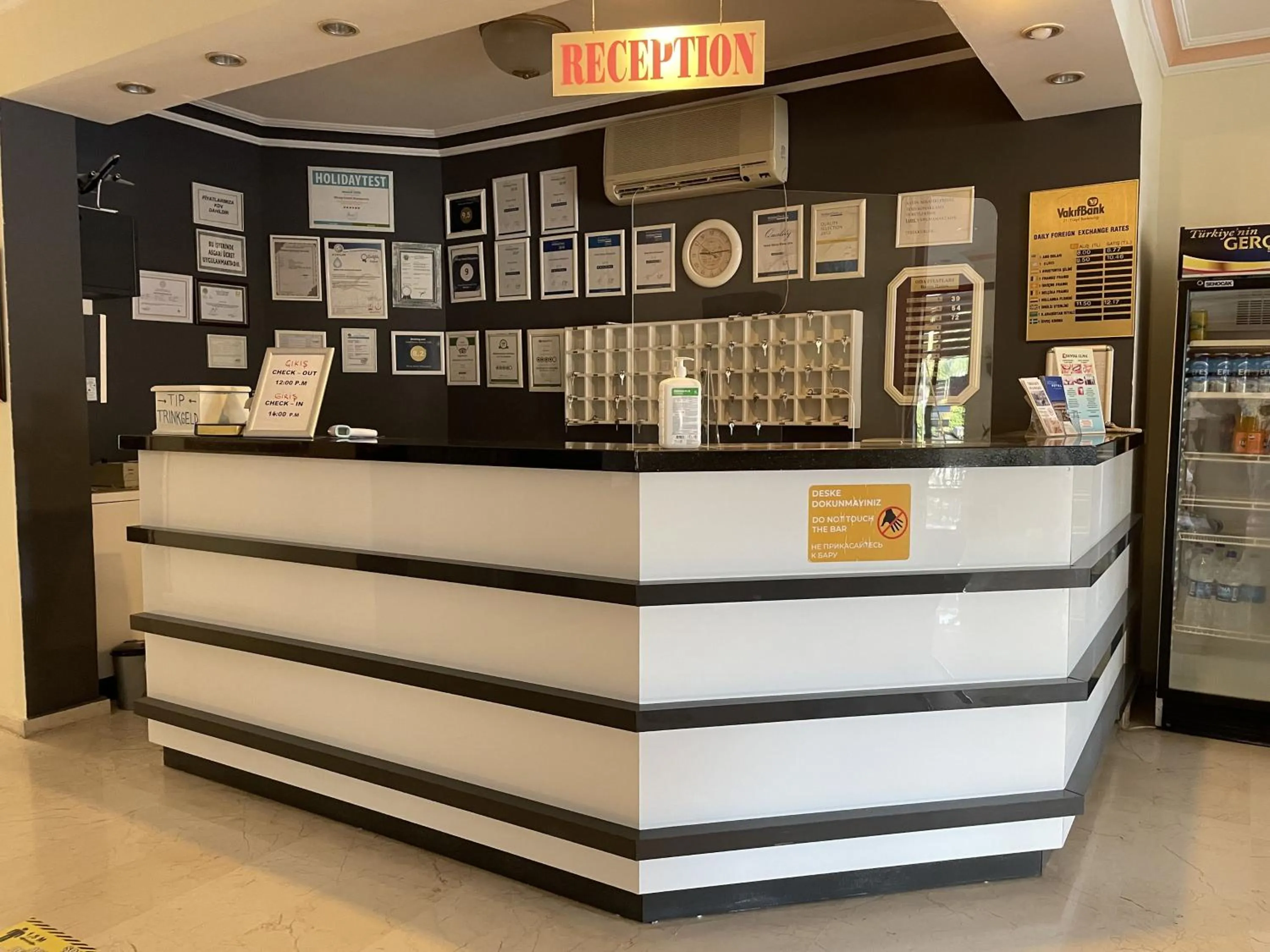 Lobby or reception in Miray Hotel Kleopatra