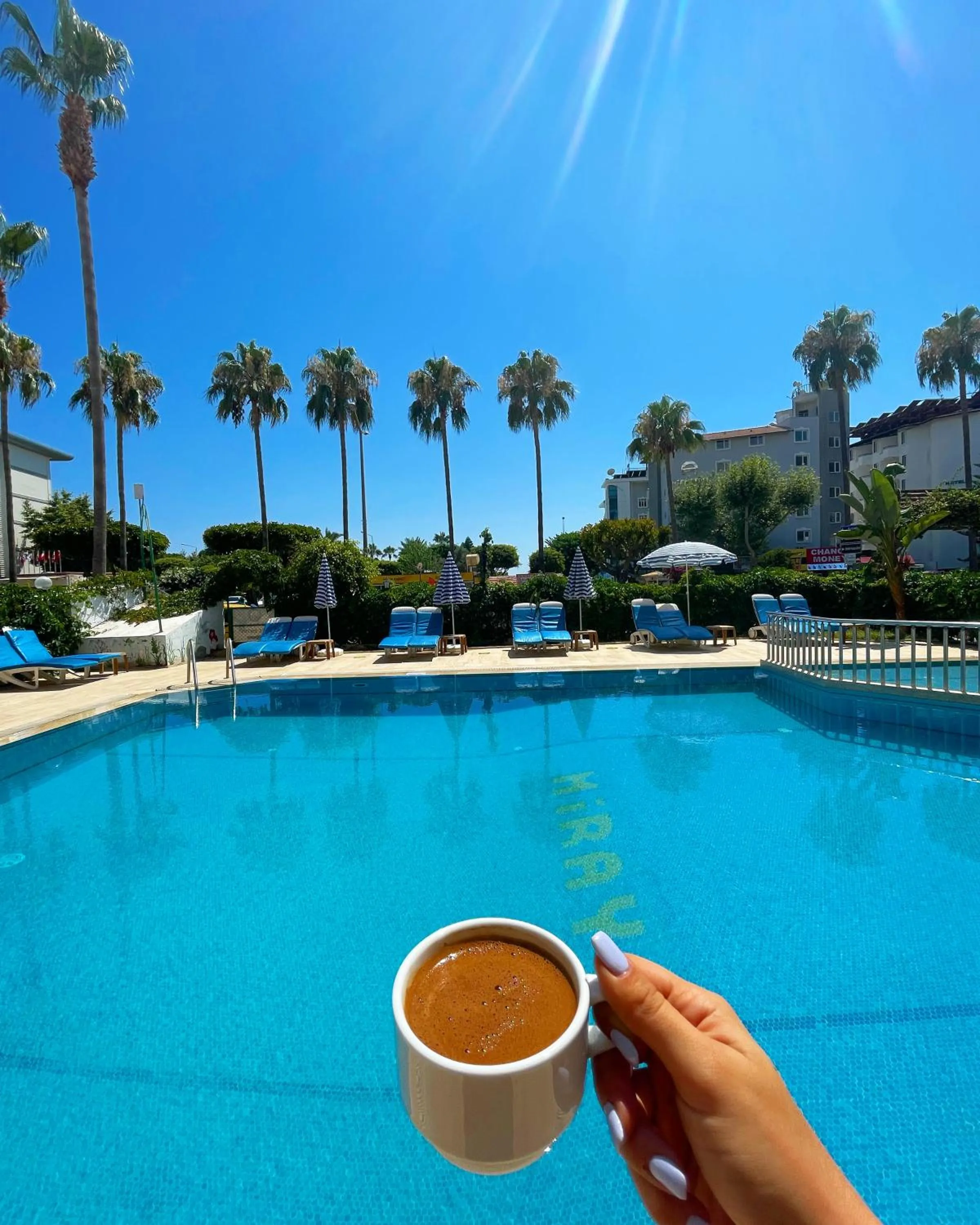 Swimming pool in Miray Hotel Kleopatra