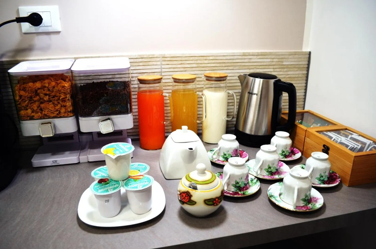 Coffee/tea facilities in B&B Casa Canali