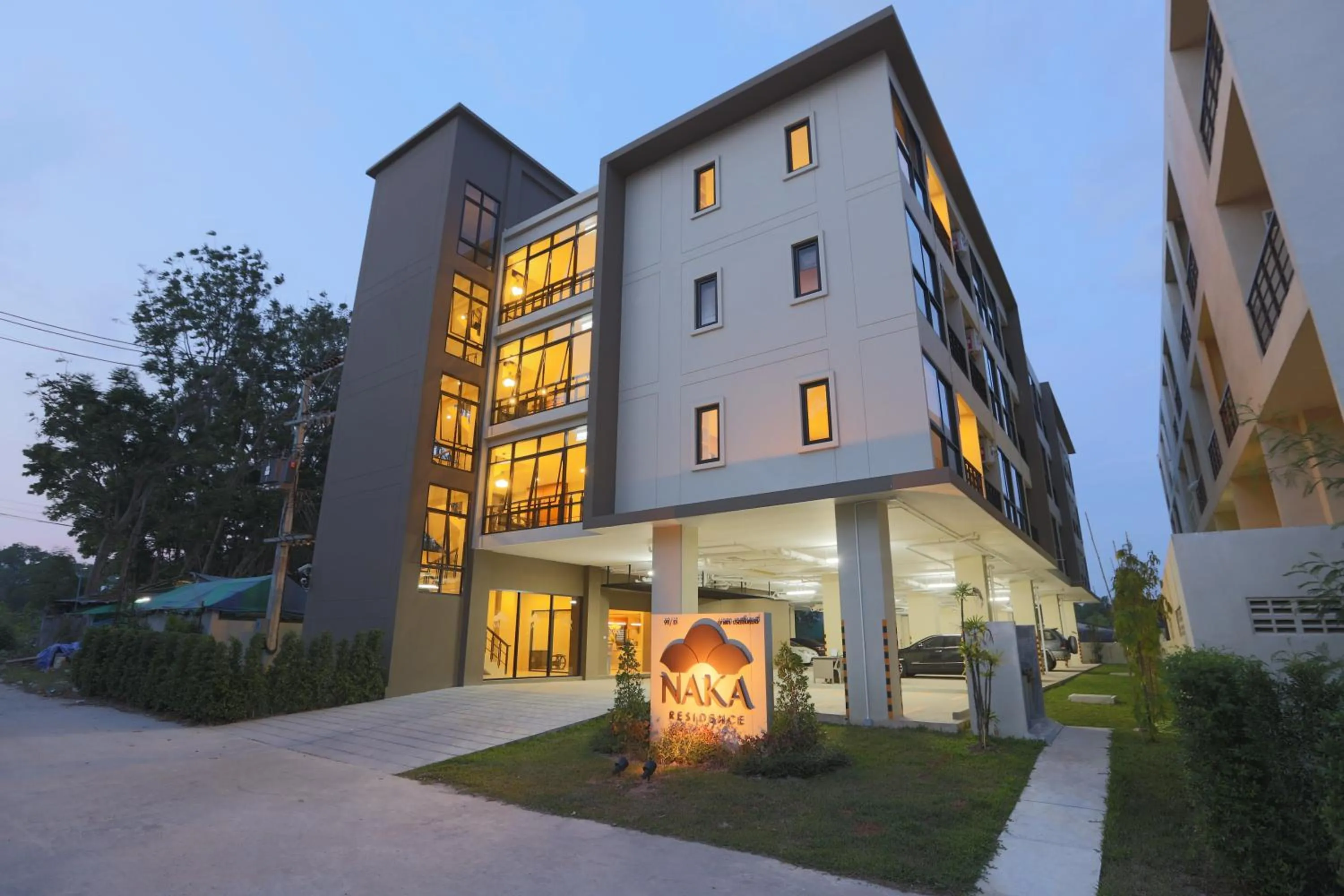 Facade/entrance in Naka Residence