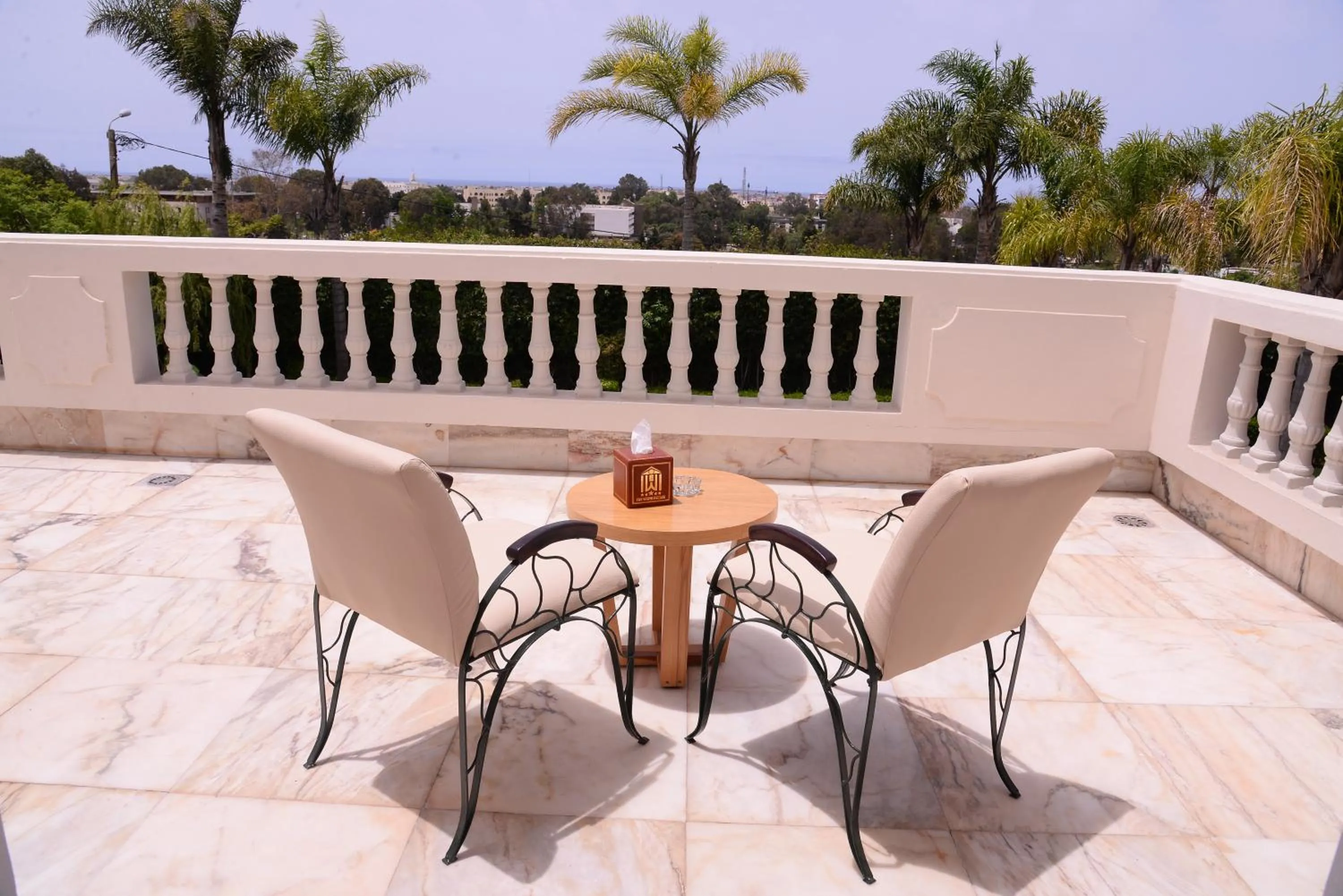 Patio in THE WHITE PALACE Rabat