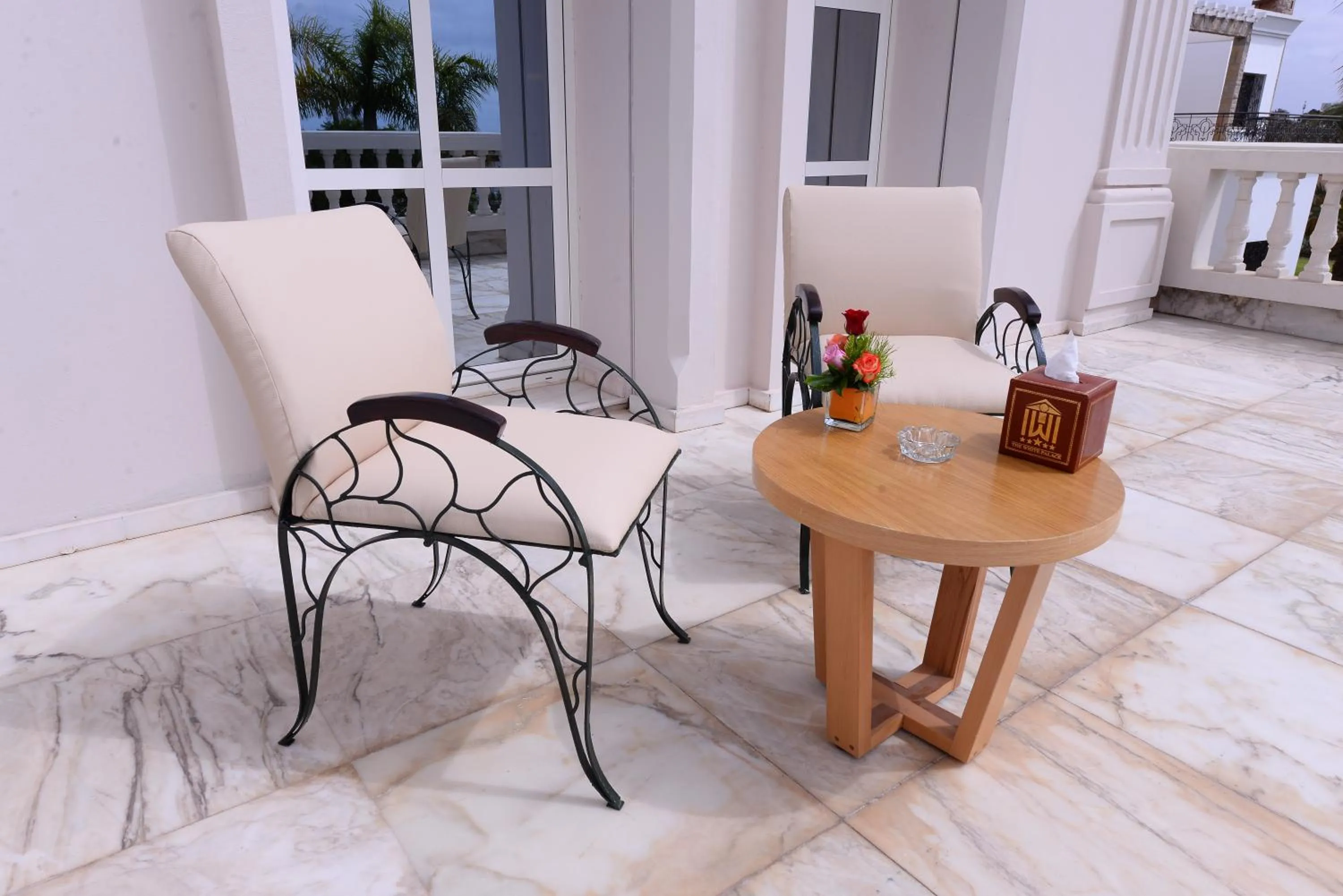 Patio in THE WHITE PALACE Rabat