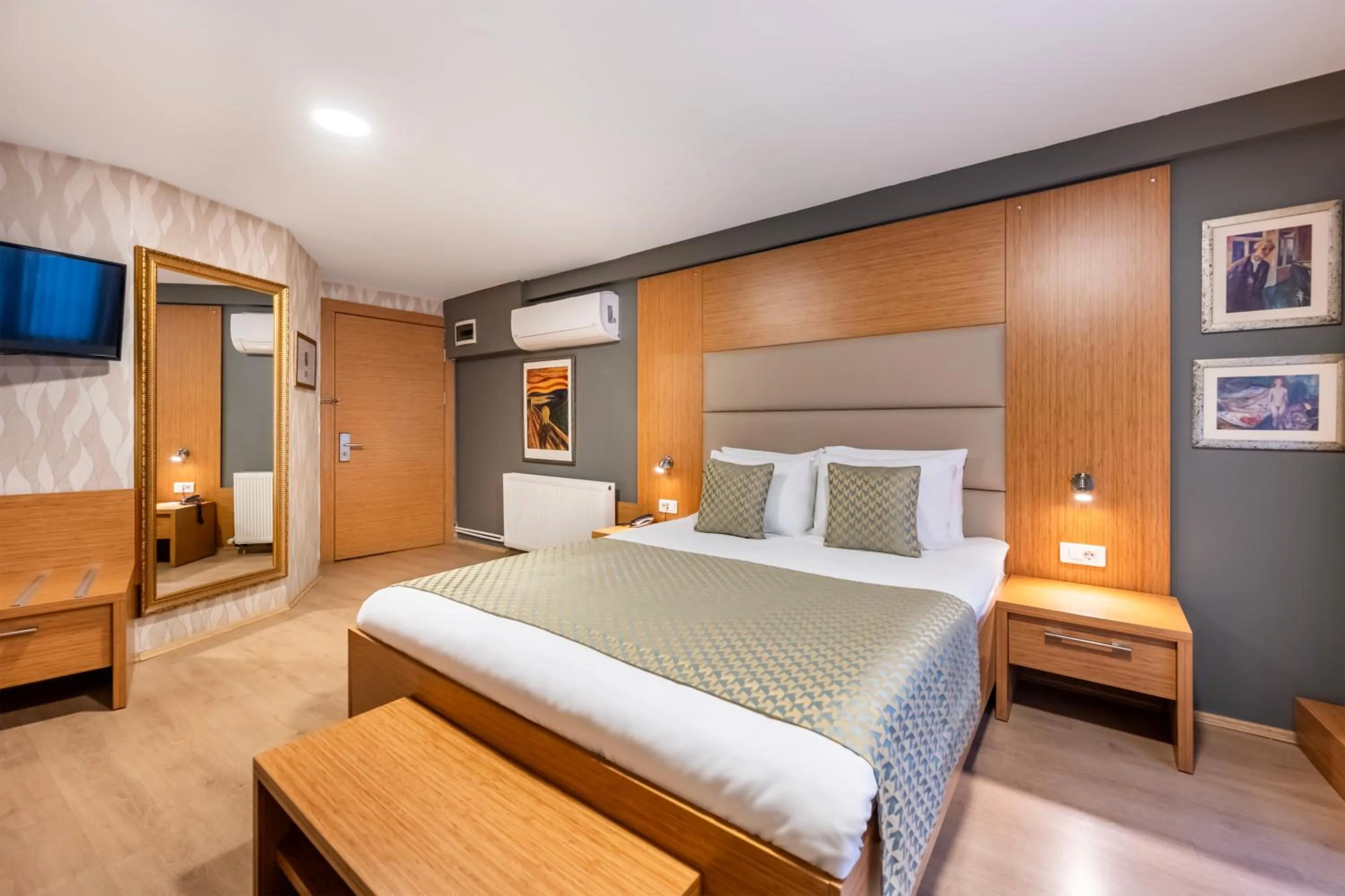 Bed in Gallery Residence & Hotel Nişantaşı