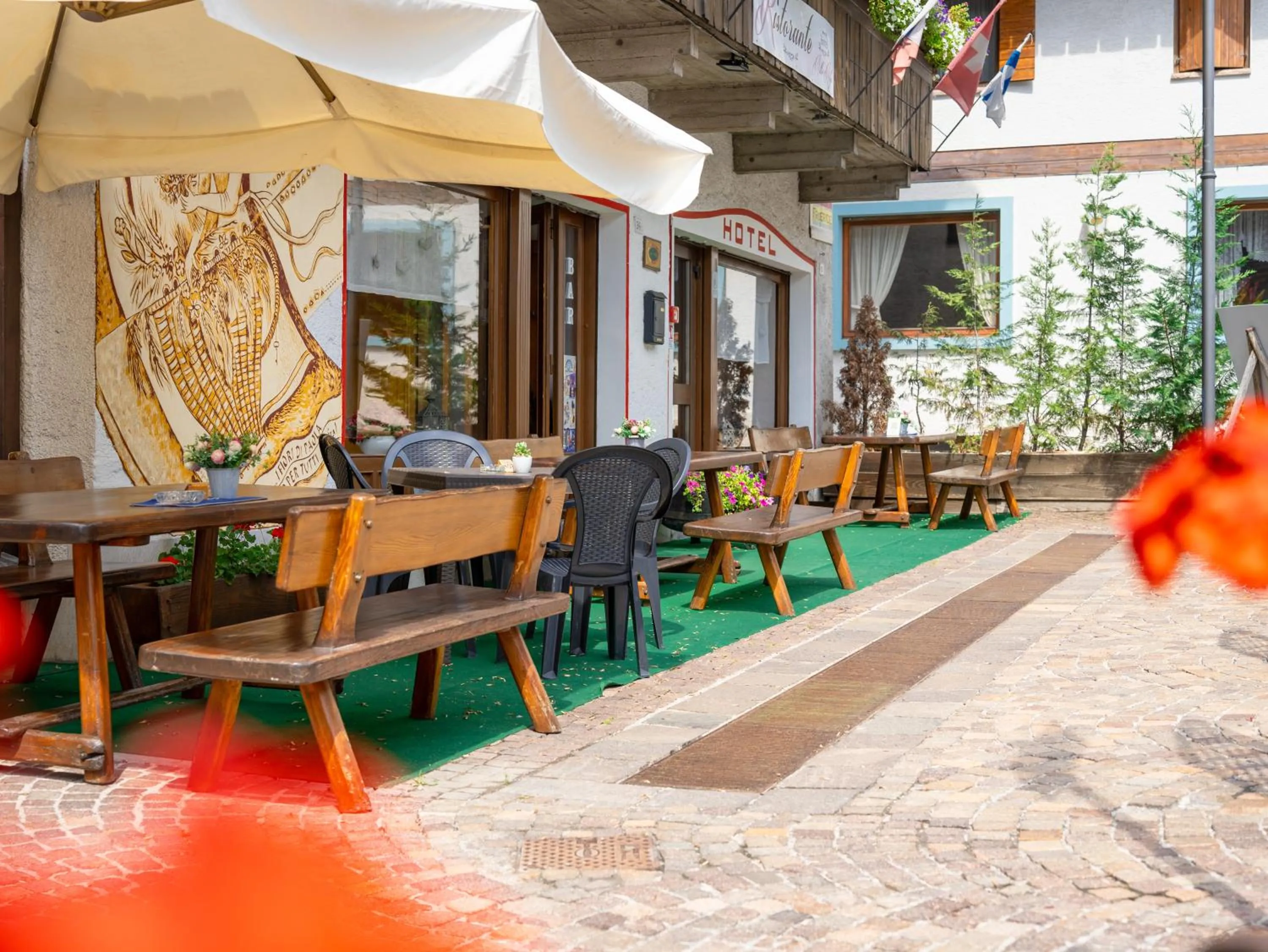 Property building in Hotel Alle Alpi