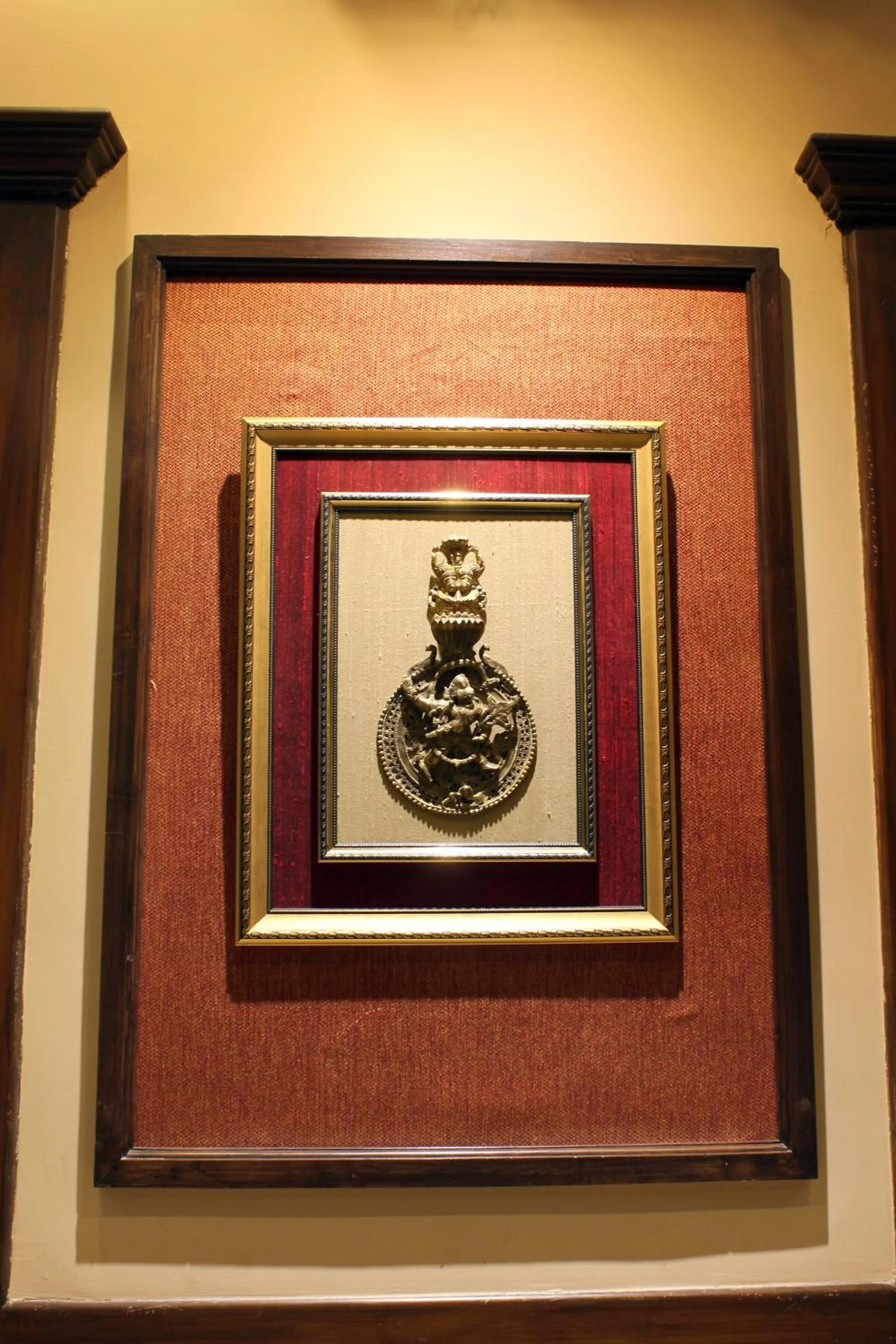 Decorative detail in Taj Mahal Hotel Abids