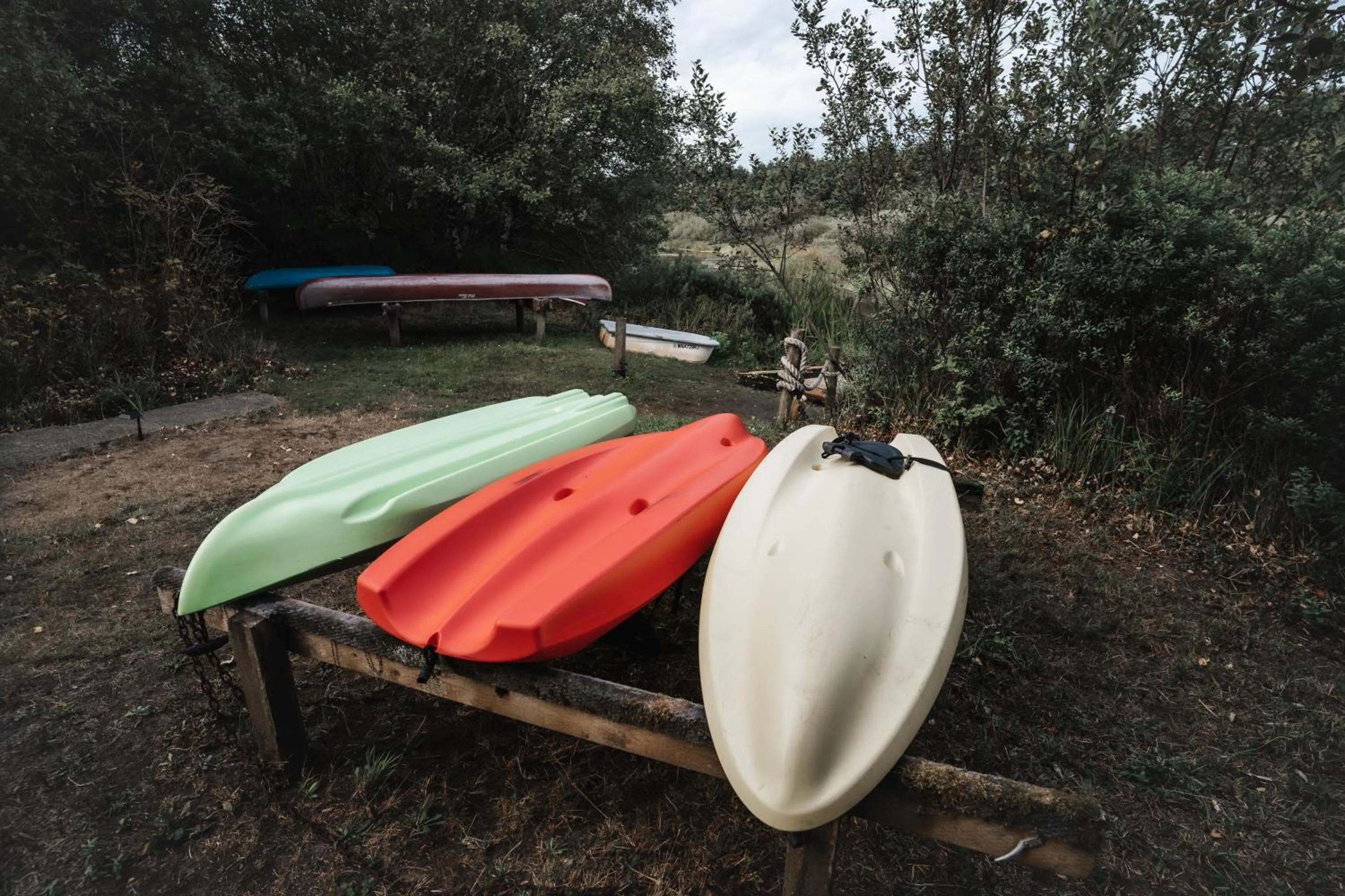 Canoeing in Surfcrest Resort