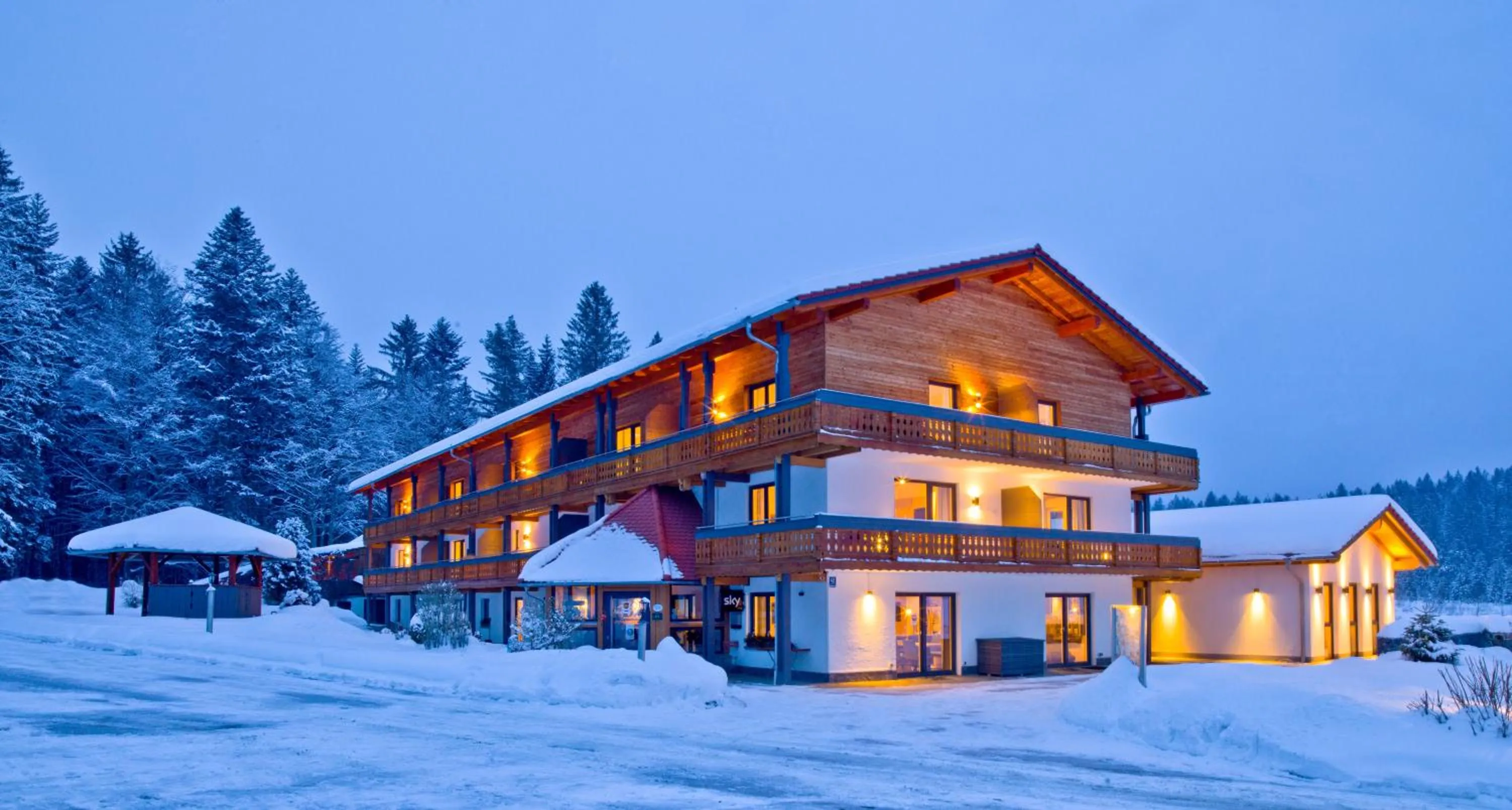 Property building in Landhotel Moorhof