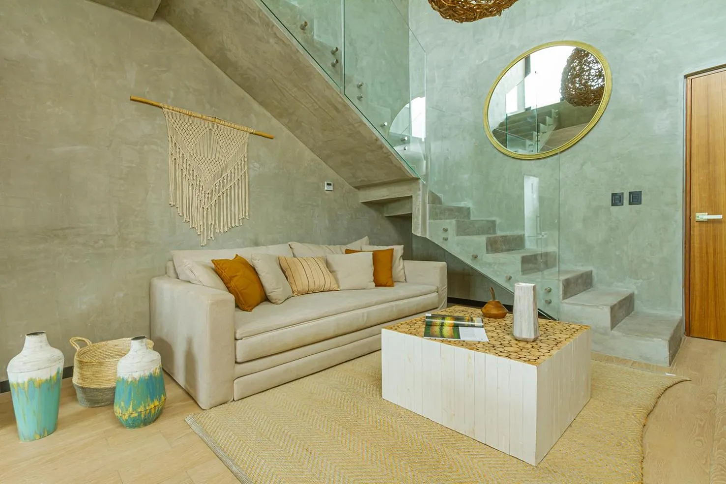 Living room in Impresionante Condominio Tuk Tulum