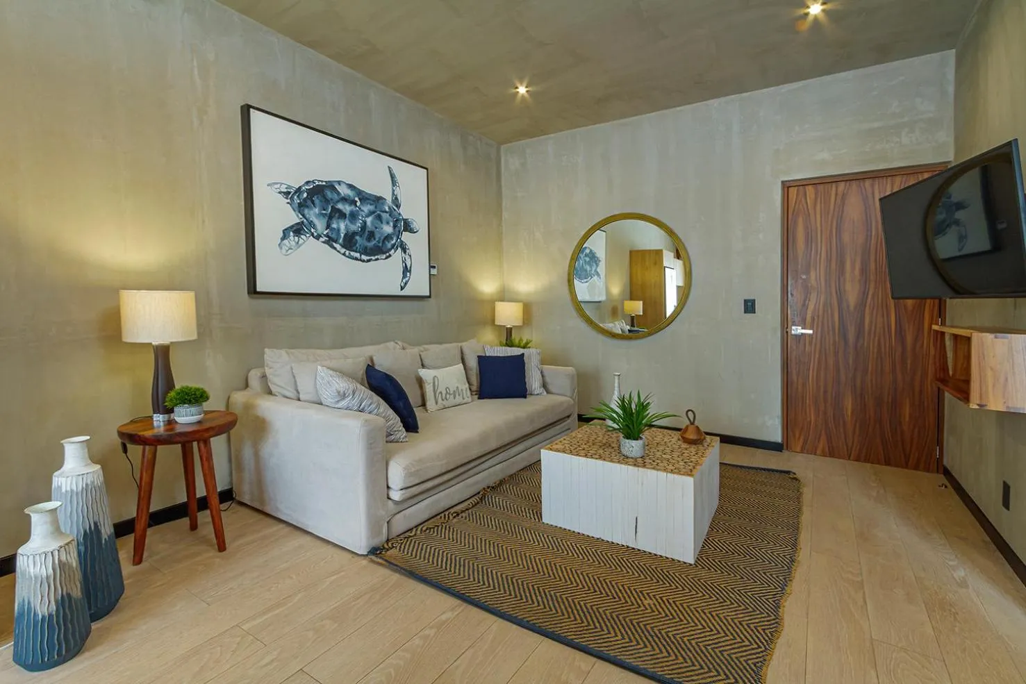 Living room in Impresionante Condominio Tuk Tulum