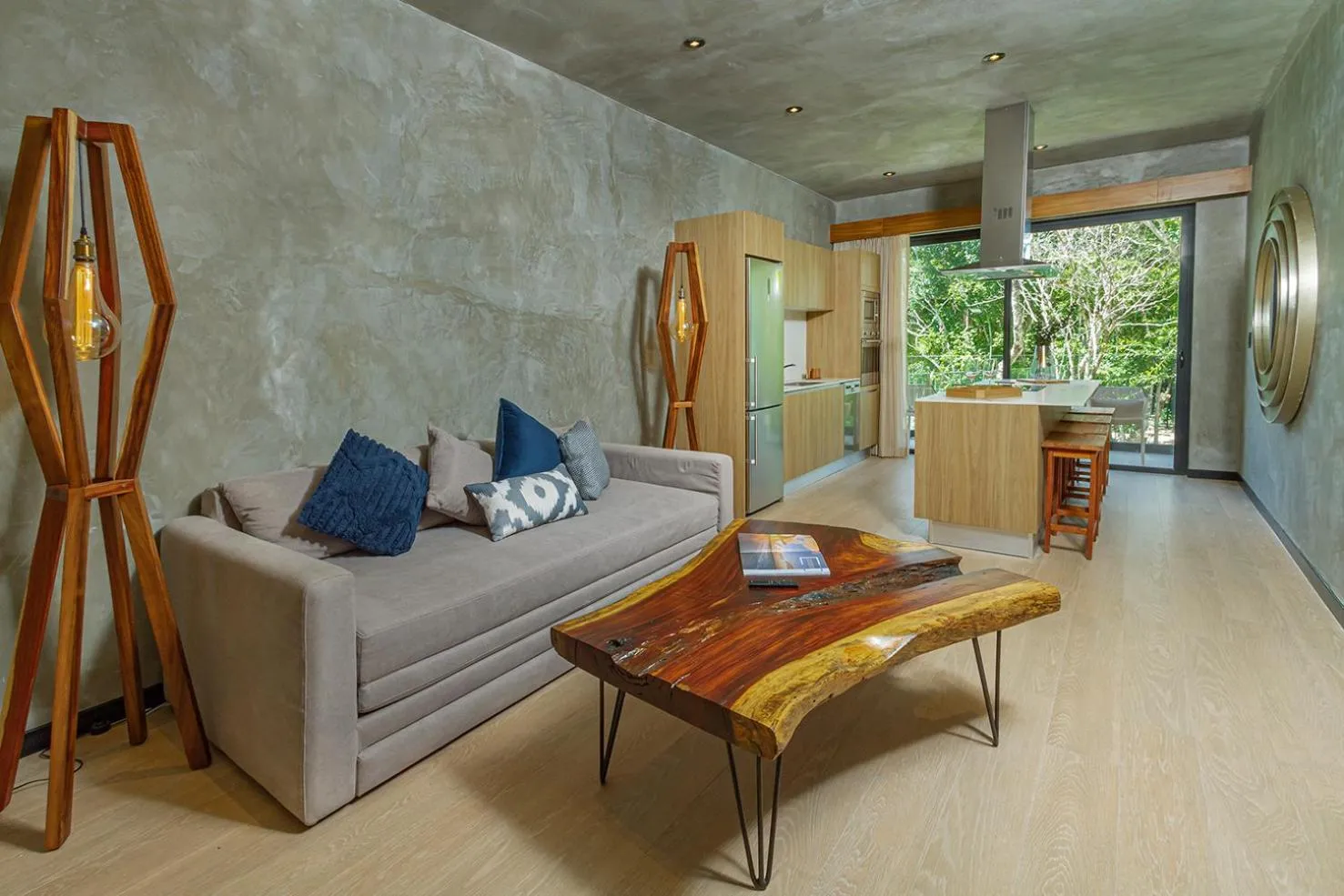 Living room in Impresionante Condominio Tuk Tulum