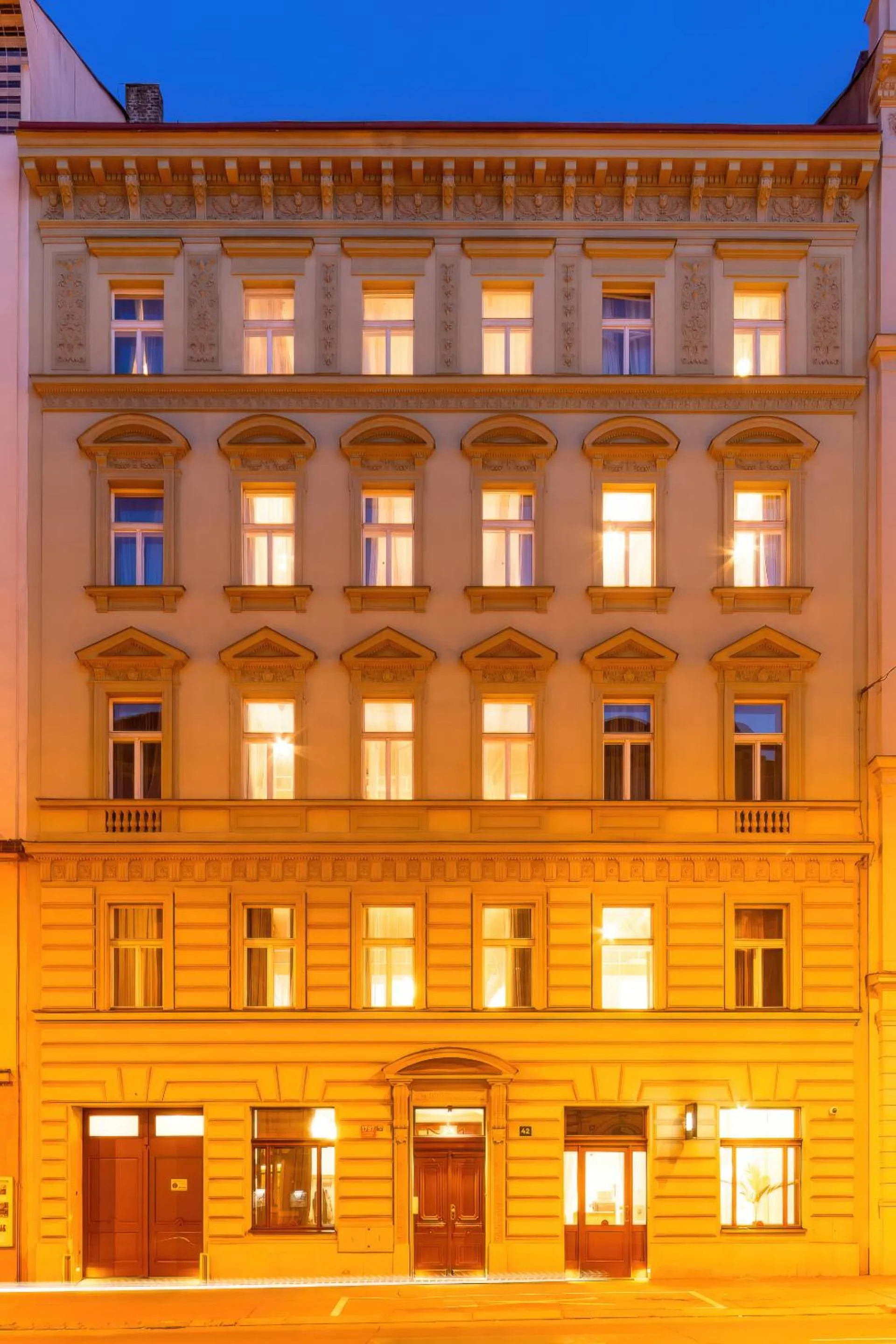 Property building in S42 Hotel Prague