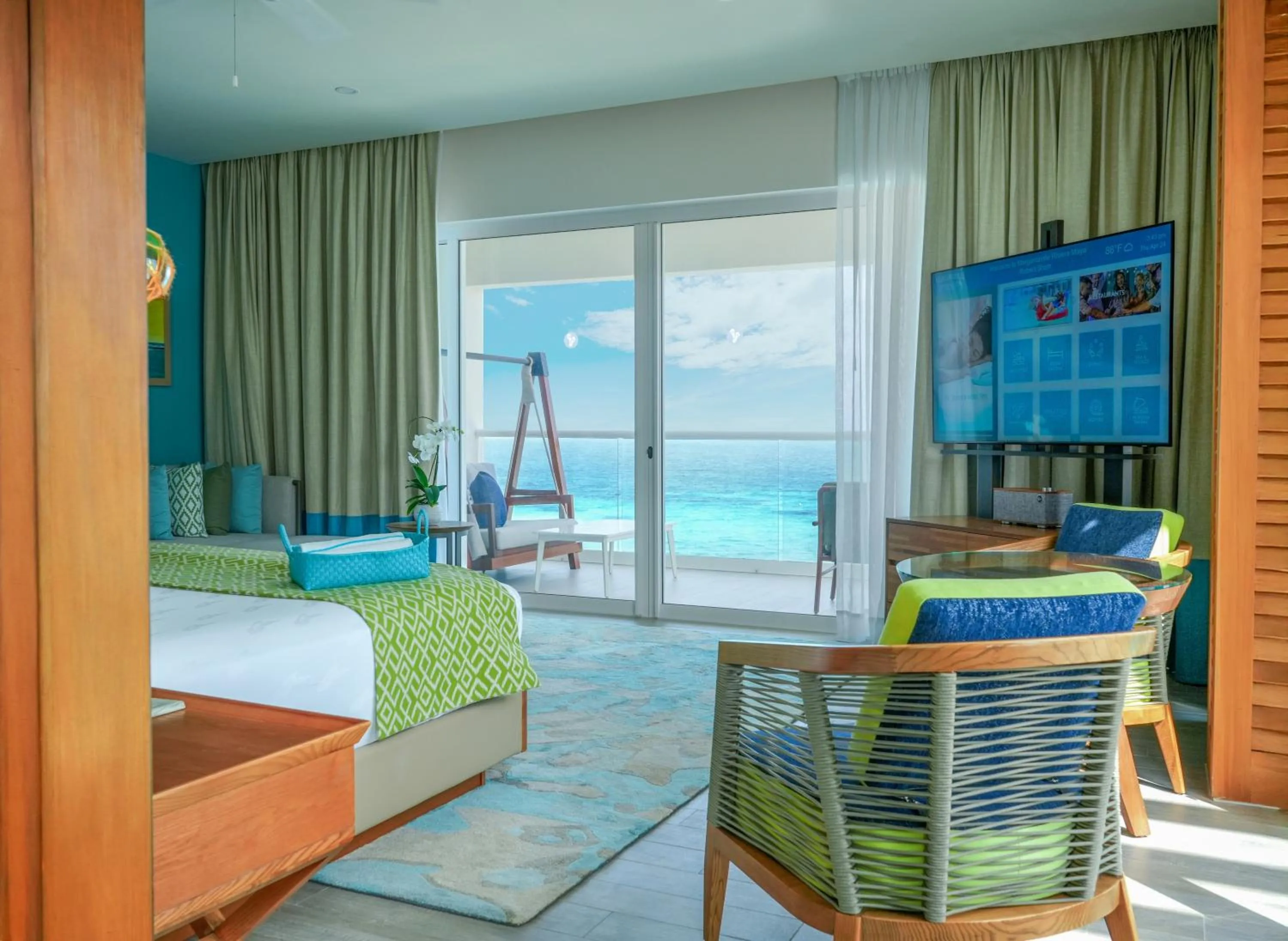 Bedroom, Bed in Margaritaville Island Reserve Riviera Maya - An Adults Only Karisma All-Inclusive Experience