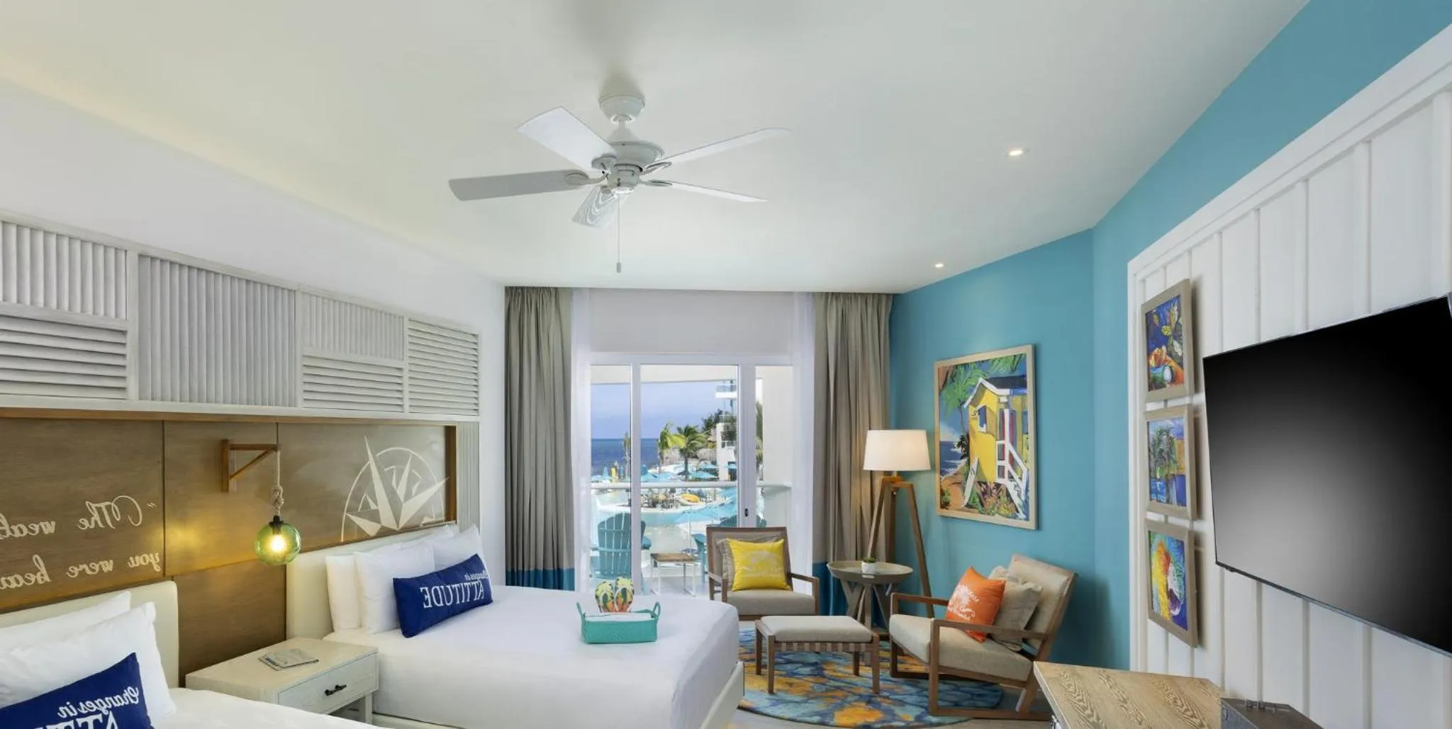 Bedroom, Bed in Margaritaville Island Reserve Riviera Maya - An Adults Only Karisma All-Inclusive Experience