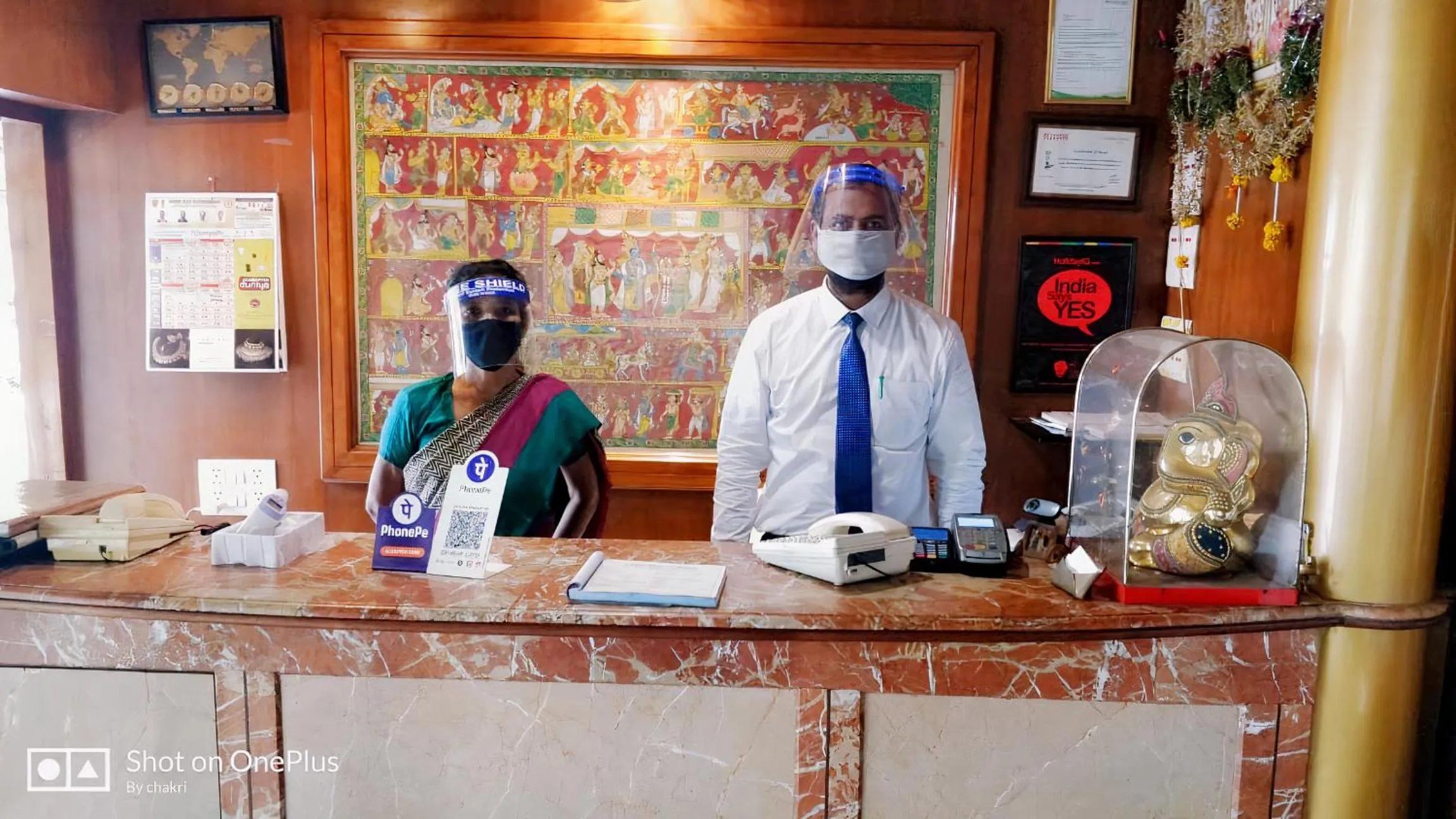Staff in Hotel Annapoorna Residency