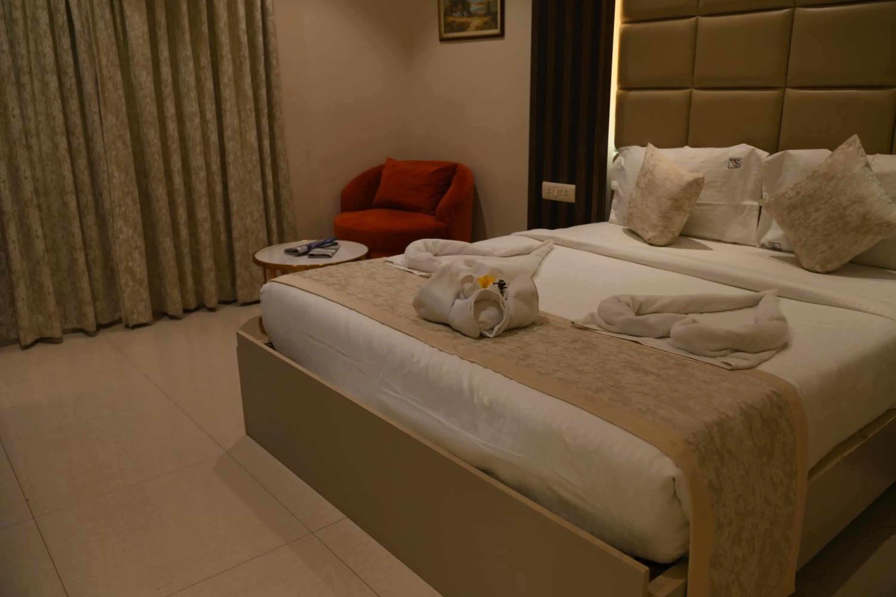 View (from property/room), Bed in Hotel Annapoorna Residency