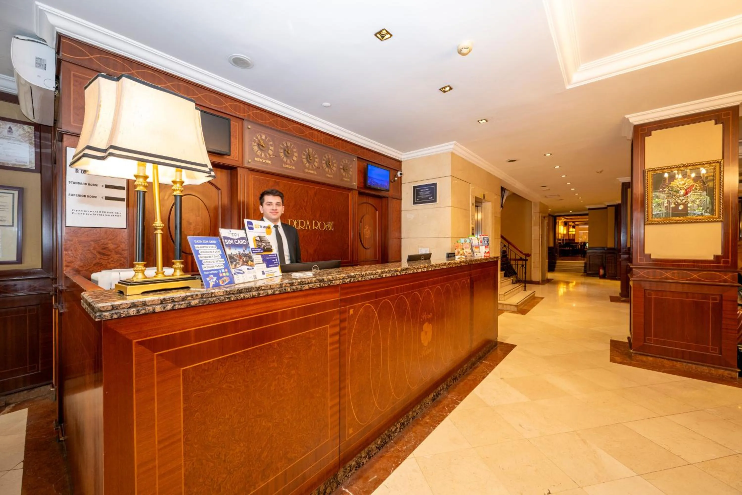 Lobby or reception in Pera Rose Hotel & Spa