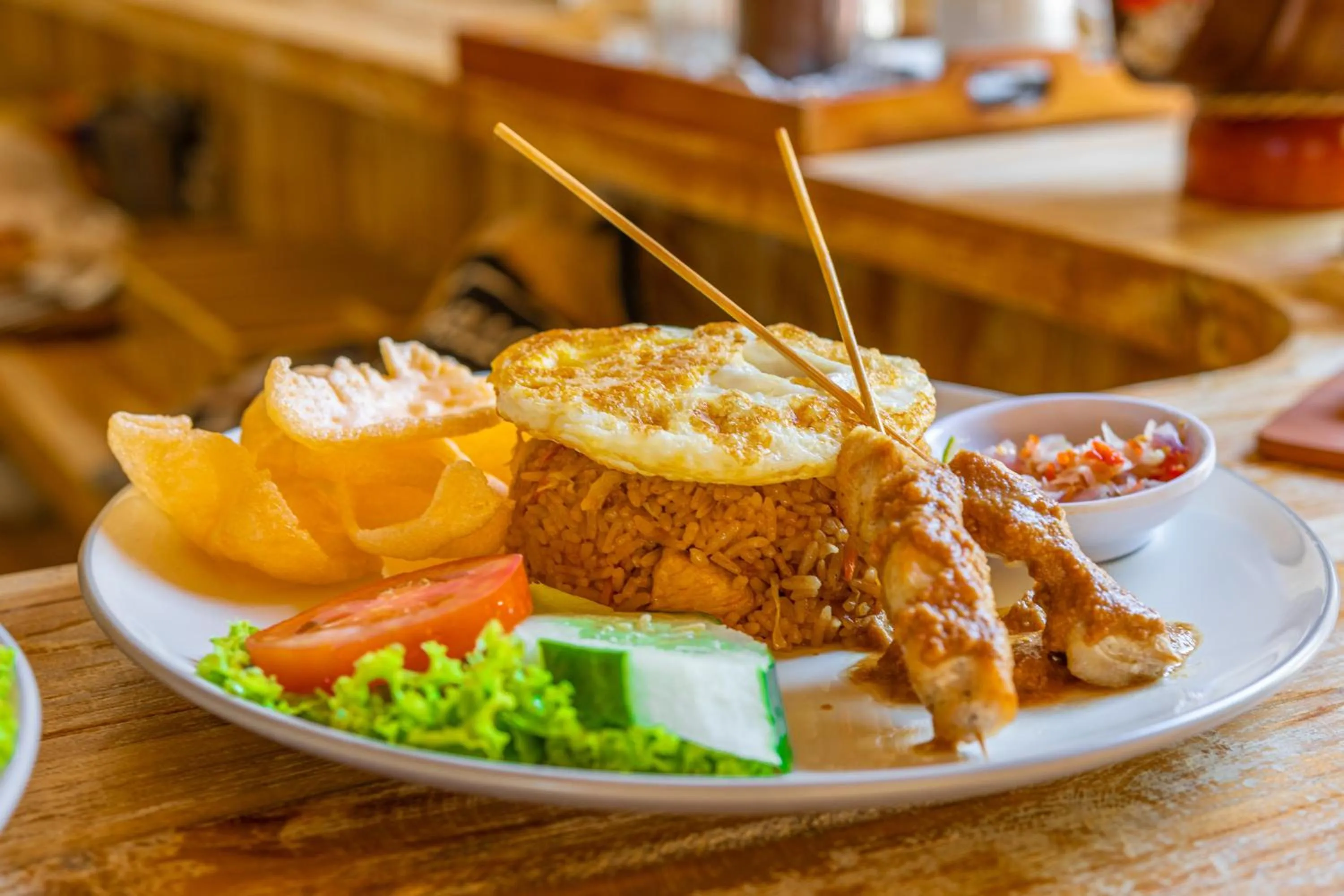 Food and drinks in Golden Garuda Cottages