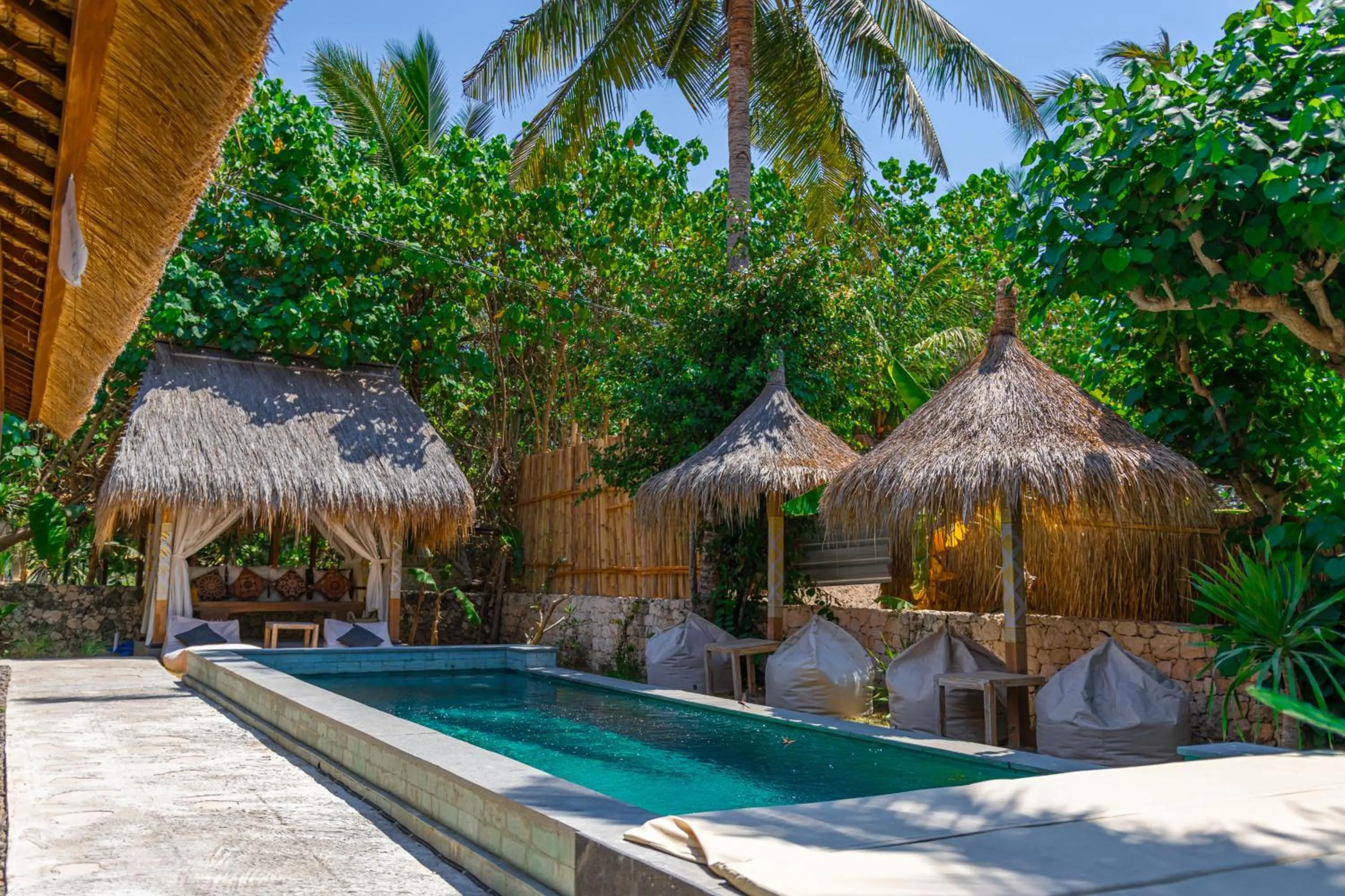 Swimming pool in Golden Garuda Cottages