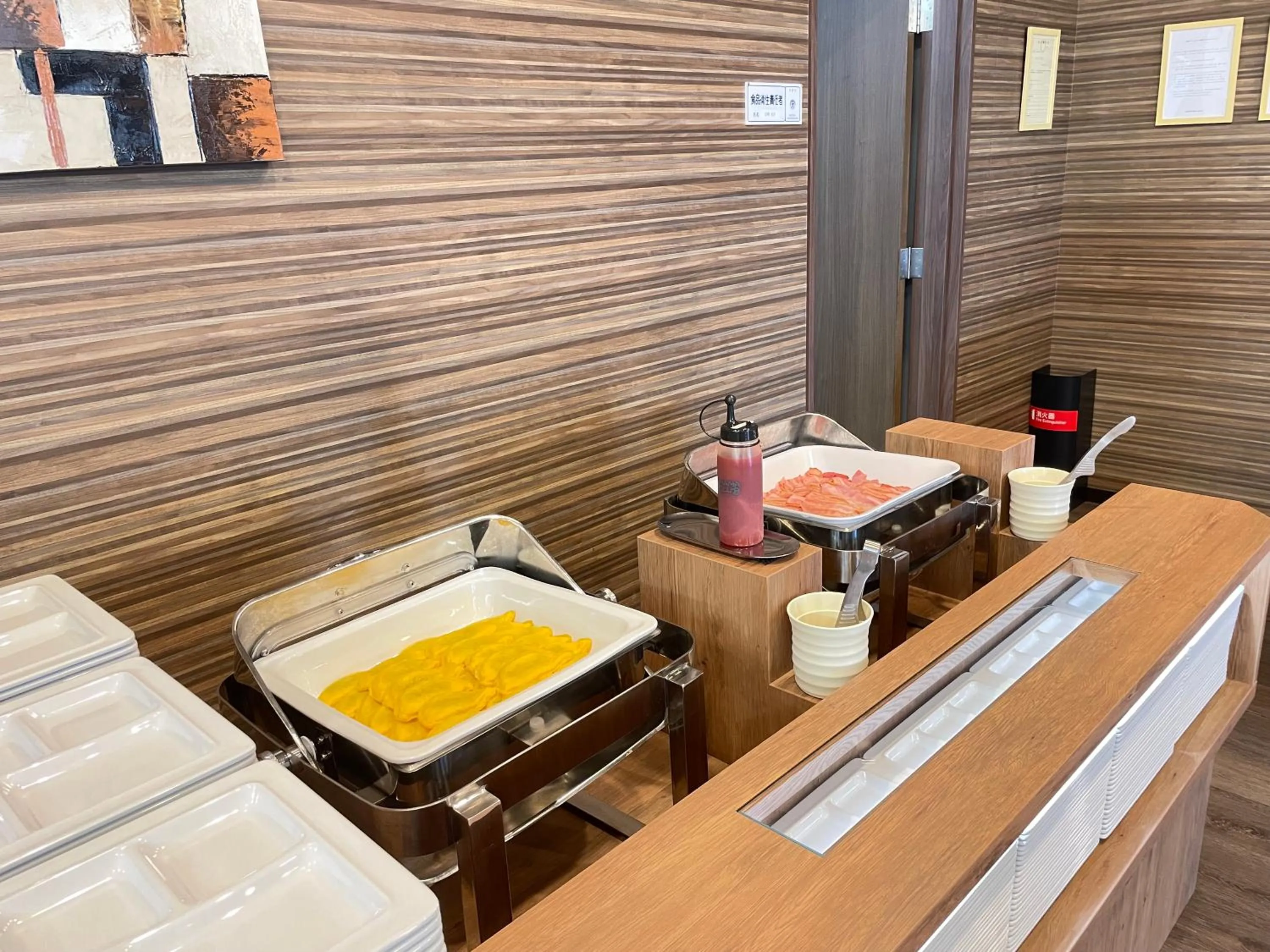 Buffet breakfast in Hotel Route Inn Mitsuke -Nakanoshima Mitsuke Inter-