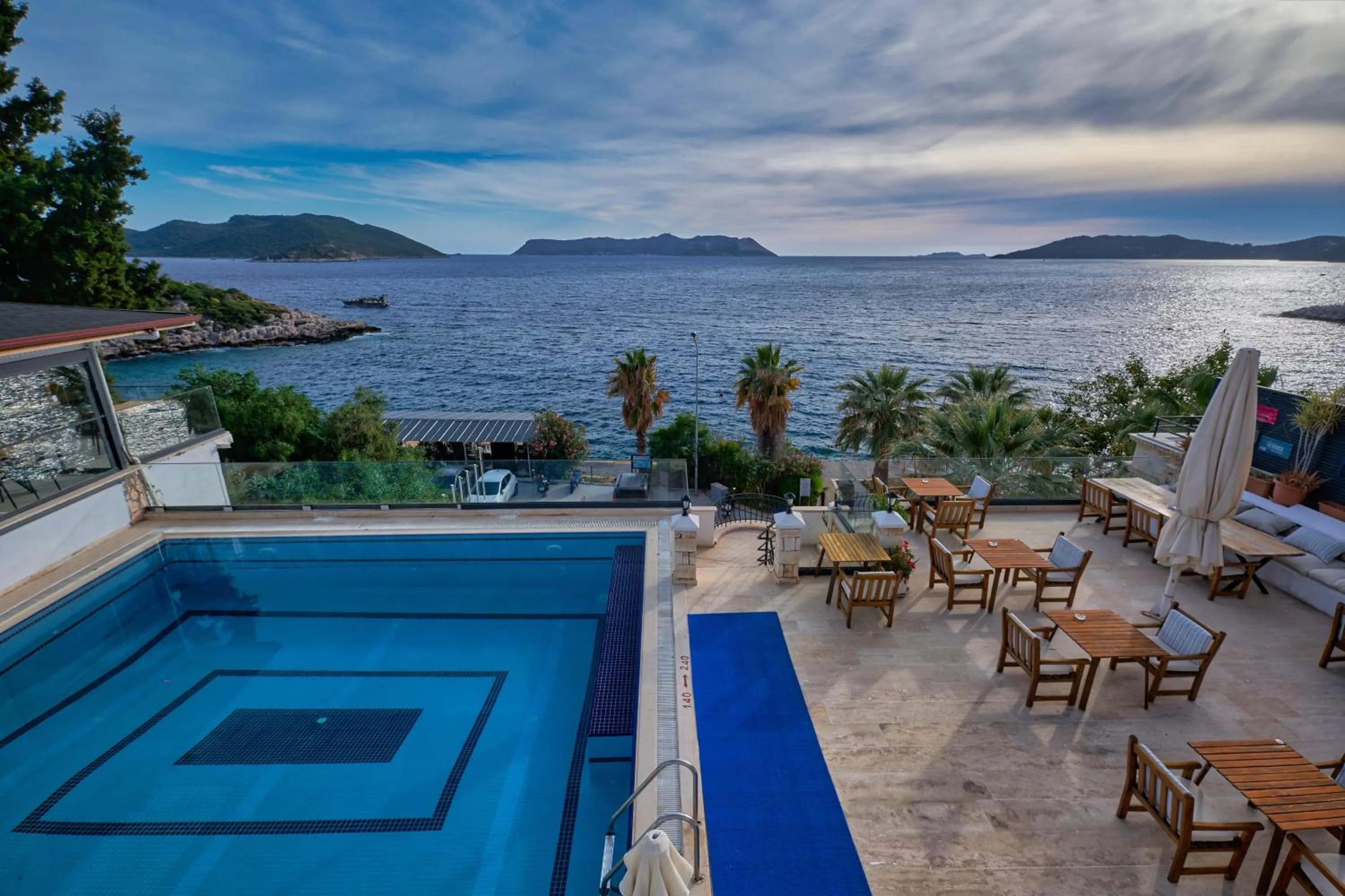 Balcony/Terrace in Aqua Princess Hotel