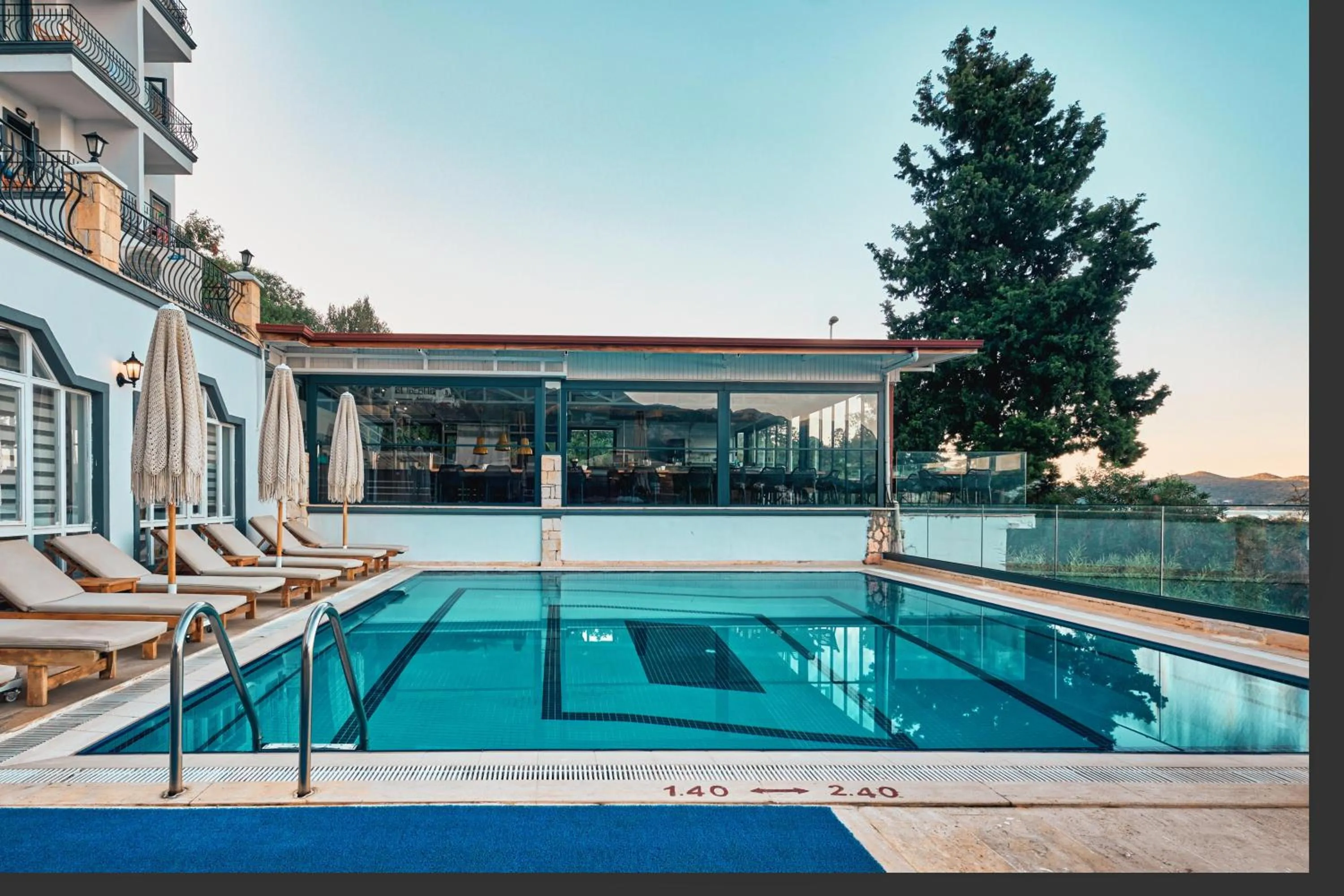 Swimming pool in Aqua Princess Hotel