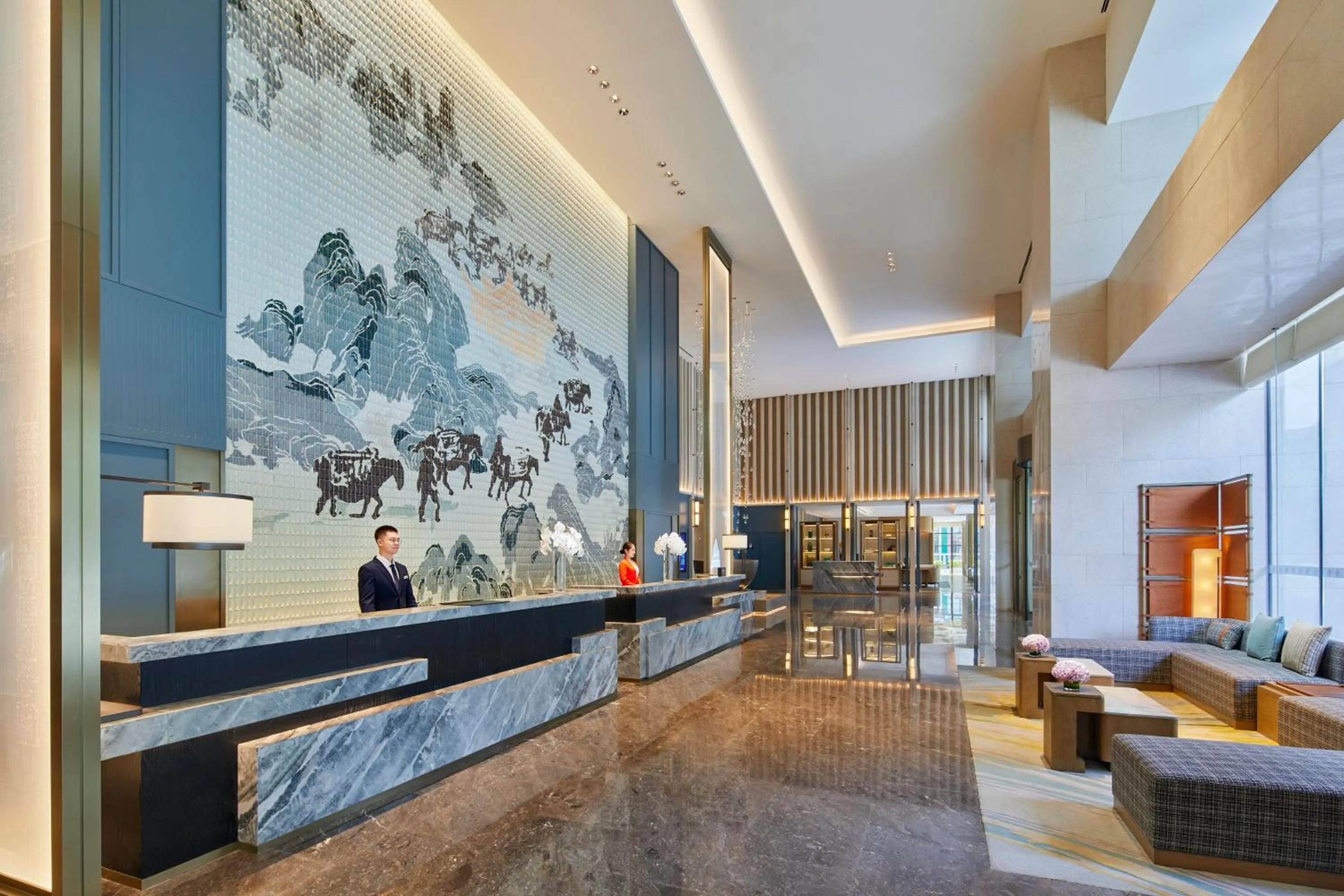 Lobby or reception in DoubleTree By Hilton Ya'An