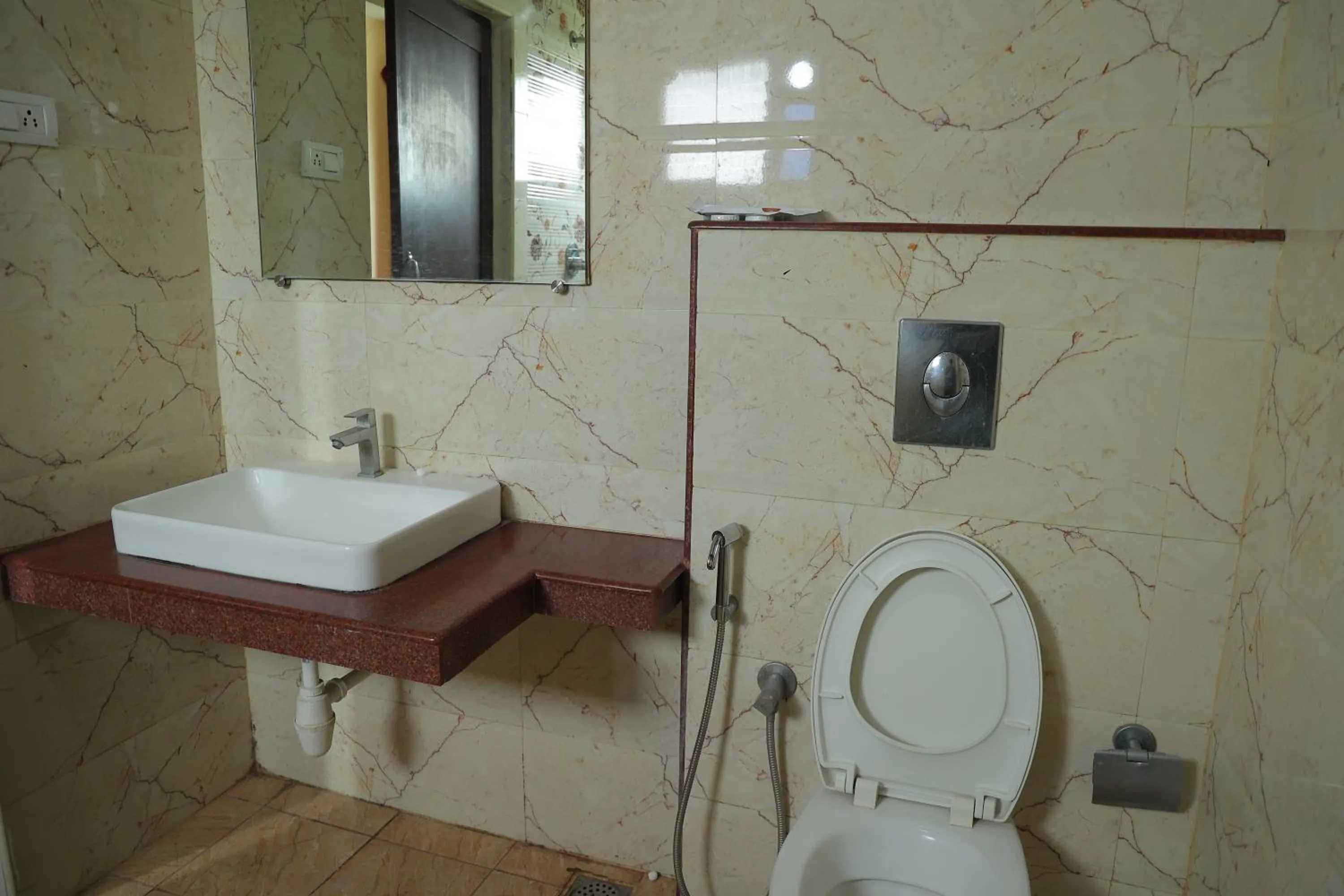 Bathroom in Pondy Southern Residency