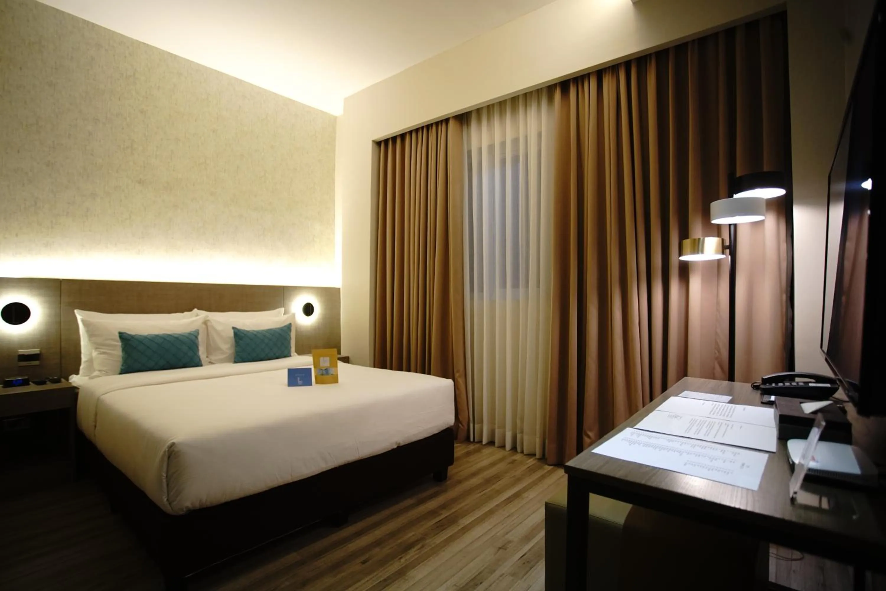 Bed in The Litton Hotel by Carterson