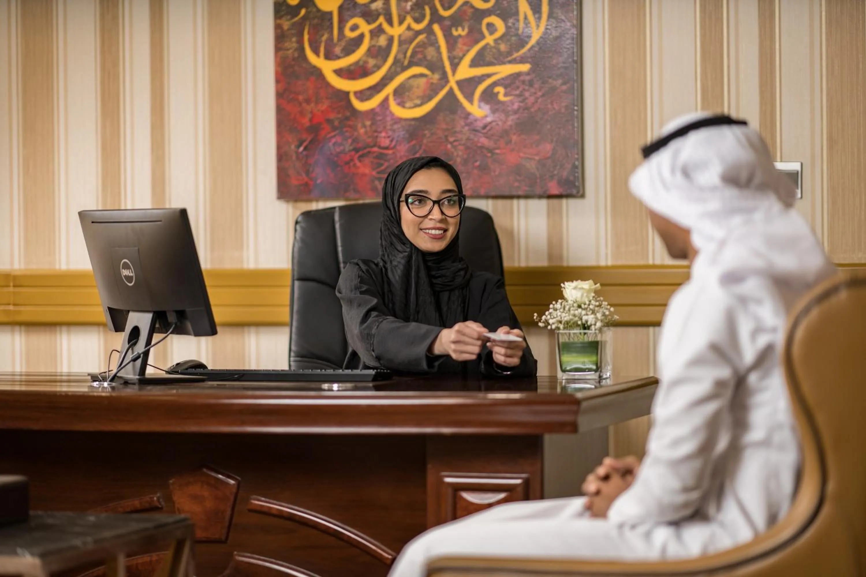 Staff in Elaf Al Taqwa Hotel