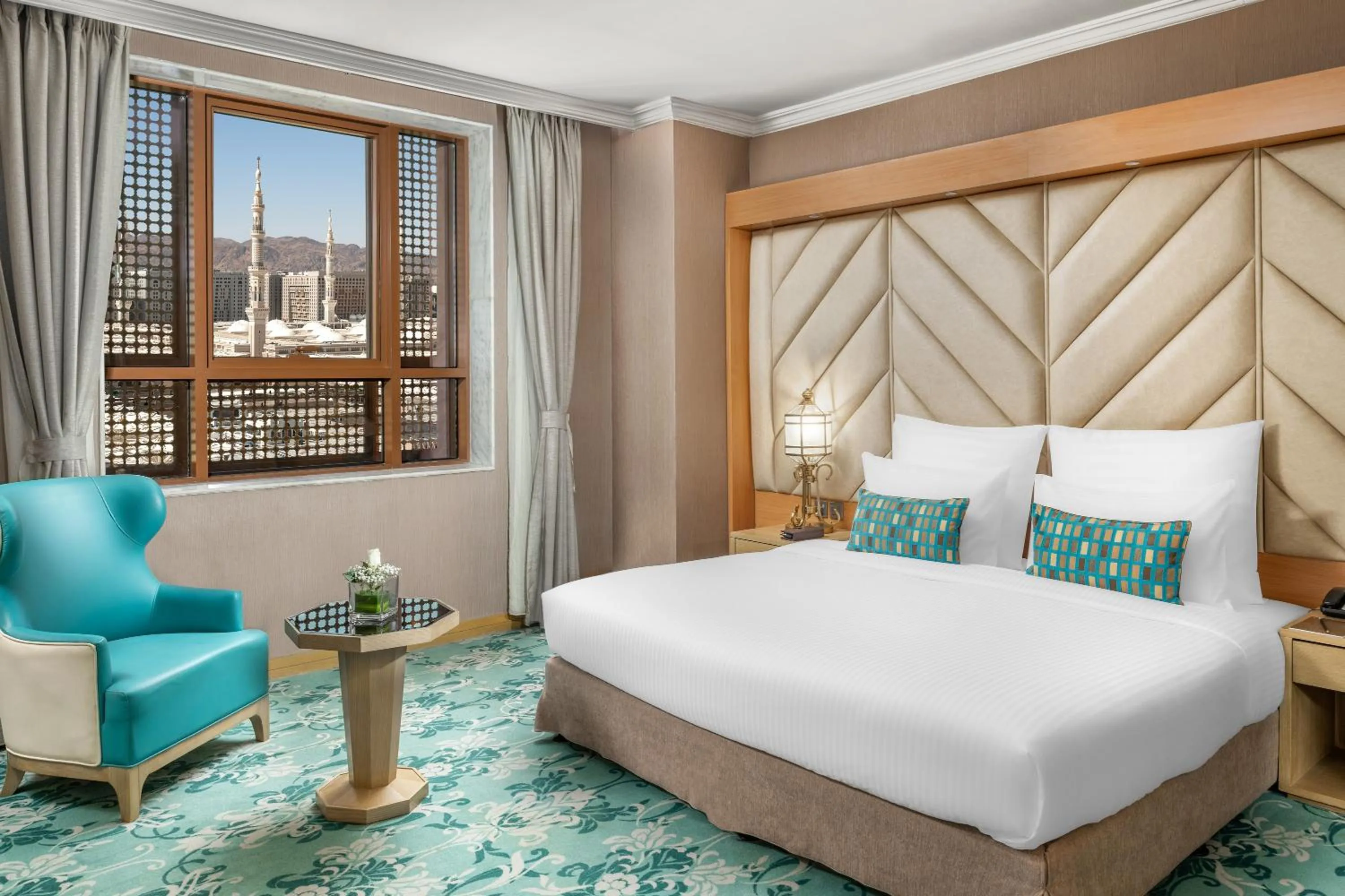 Bed in Elaf Al Taqwa Hotel
