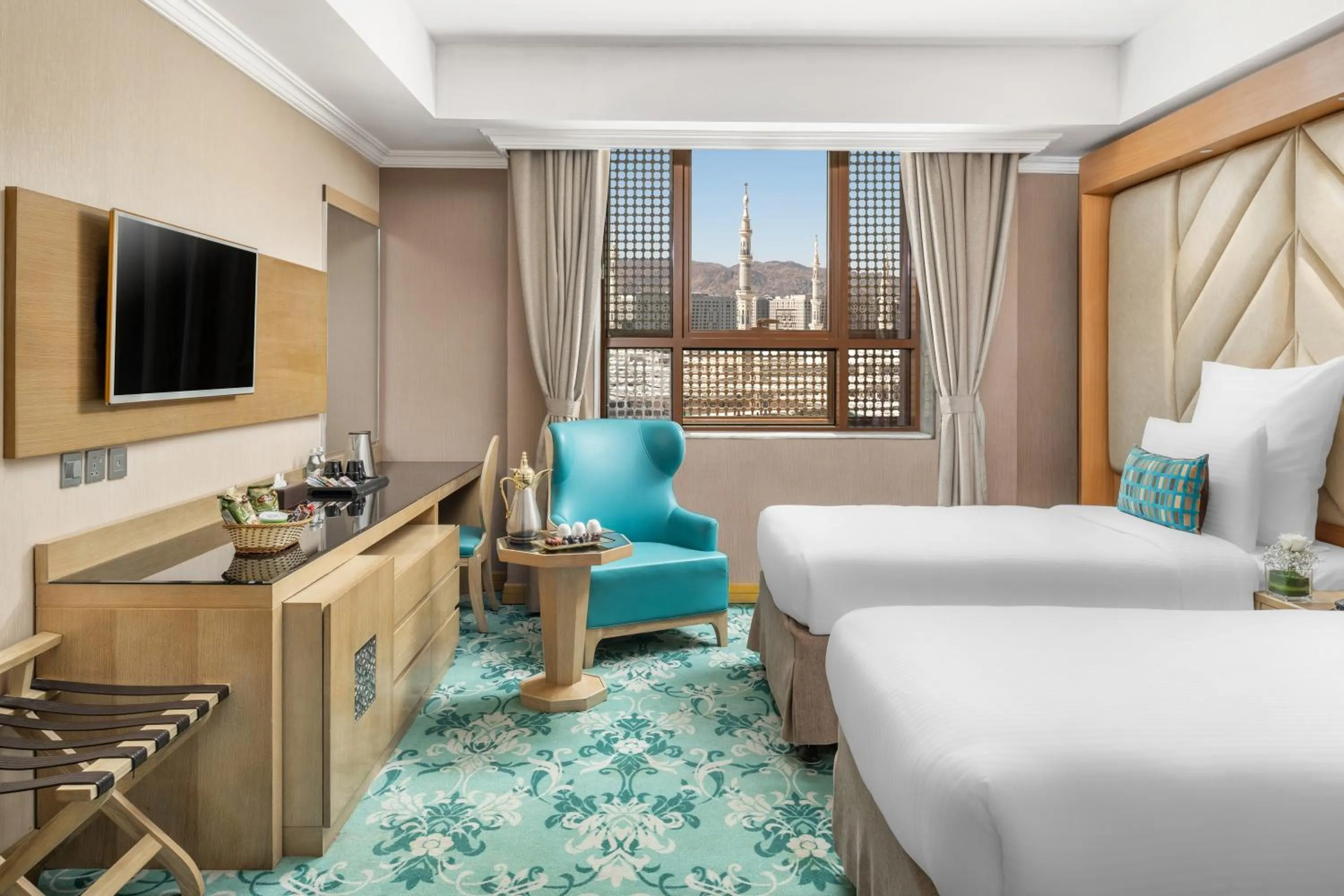 Bed in Elaf Al Taqwa Hotel