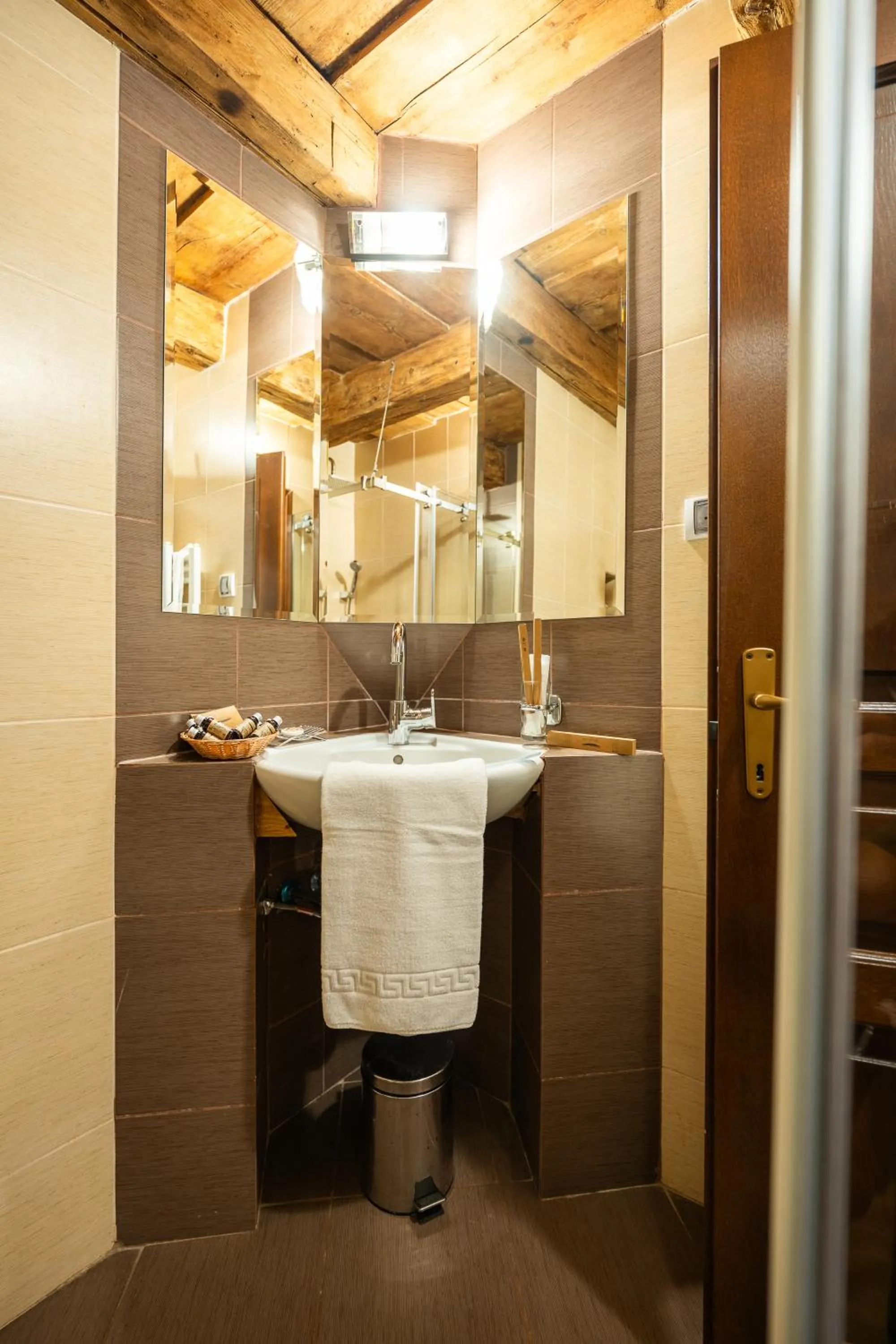 Bathroom in Pensiunea Casa Cranta