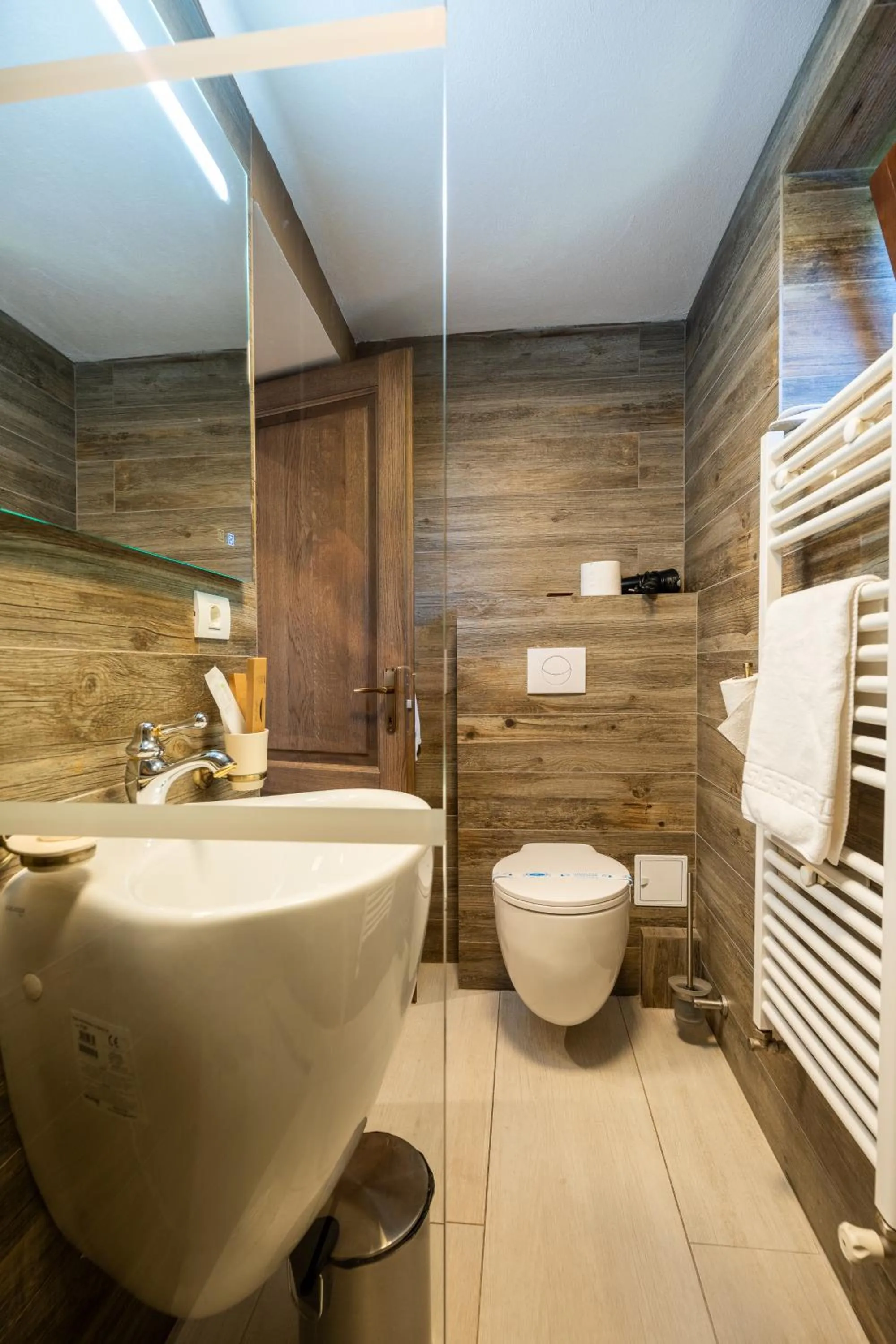 Shower in Pensiunea Casa Cranta